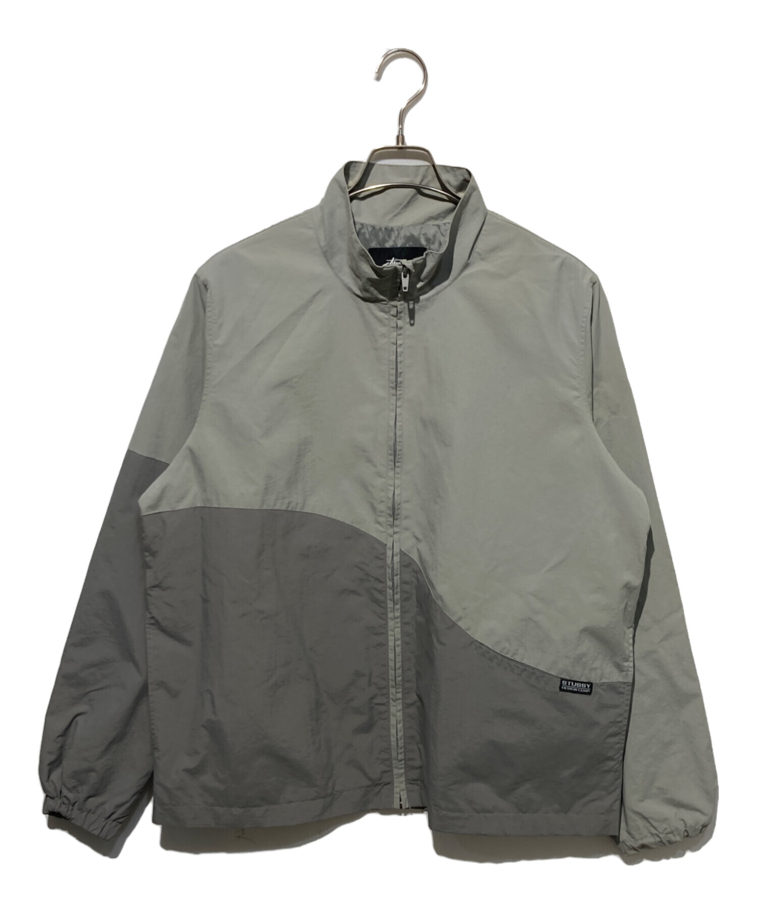 stussy ナイロンジャケットS ブラック/グレー 中古・古着通販】stussy (ステューシー) ナイロンジャケット グレー