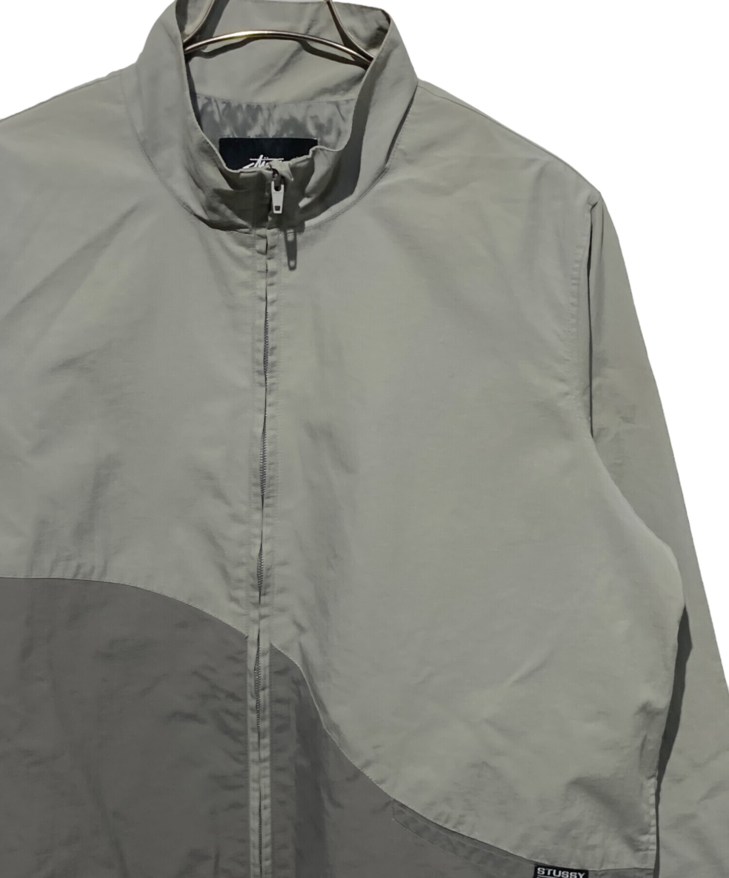 stussy ナイロンジャケットS ブラック/グレー 中古・古着通販】stussy (ステューシー) ナイロンジャケット グレー