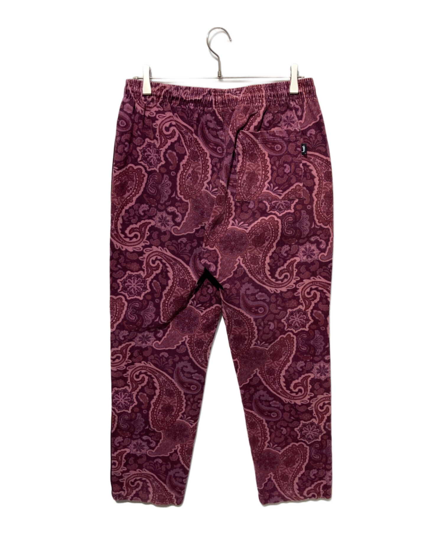 ⭐️最終価格⭐️入手困難‼️STUSSY コーデュロイパンツ ピンク 中古・古着通販】stussy (ステューシー) ペイズリー柄コーデュロイ