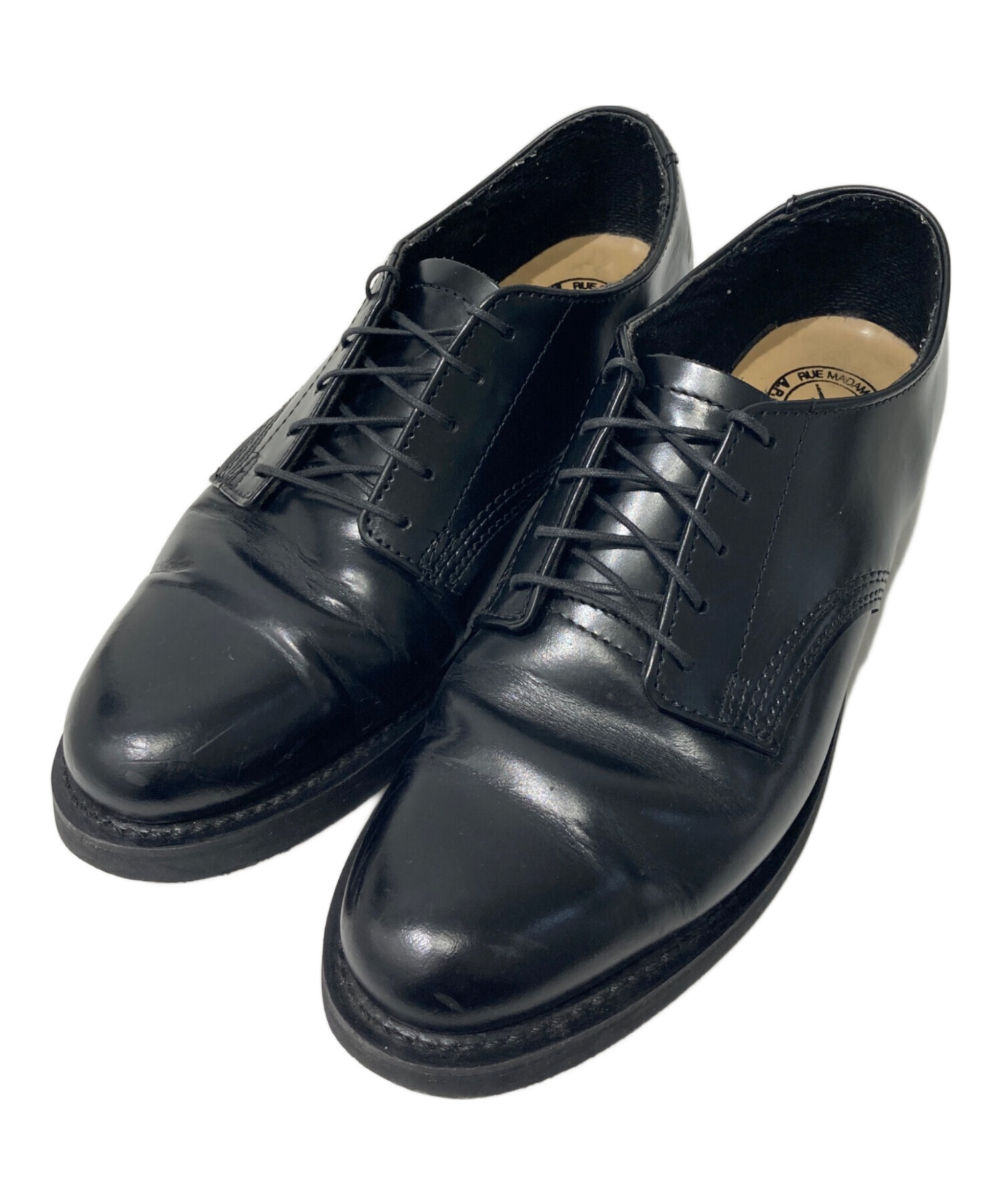 USA製　41 A.P.C. プレーン サービス シューズ ポストマン 革靴 黒 中古・古着通販】A.P.C. (アーペーセー) ポストマンシューズ ブラック