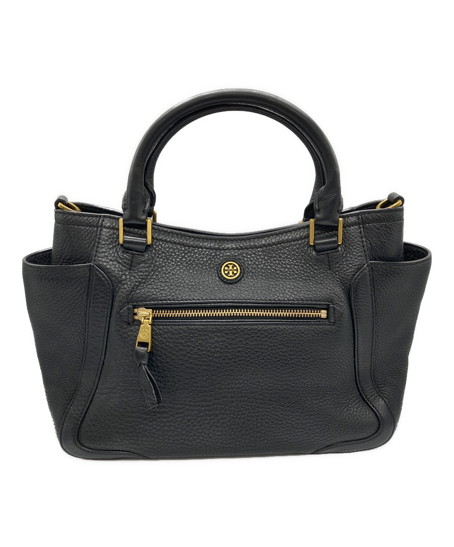 中古・古着通販】TORY BURCH (トリーバーチ) レザーハンドバッグ 