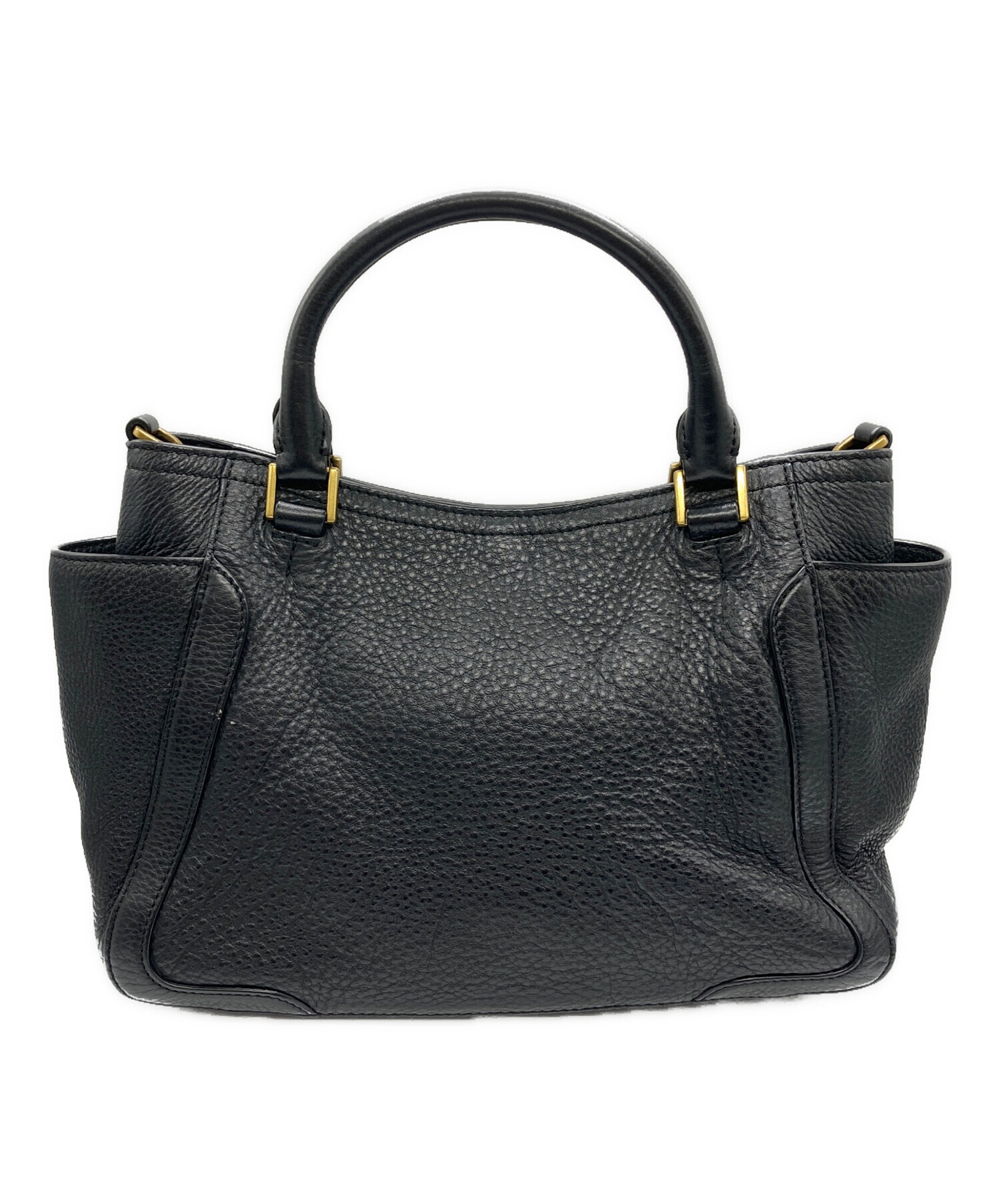 中古・古着通販】TORY BURCH (トリーバーチ) レザーハンドバッグ 