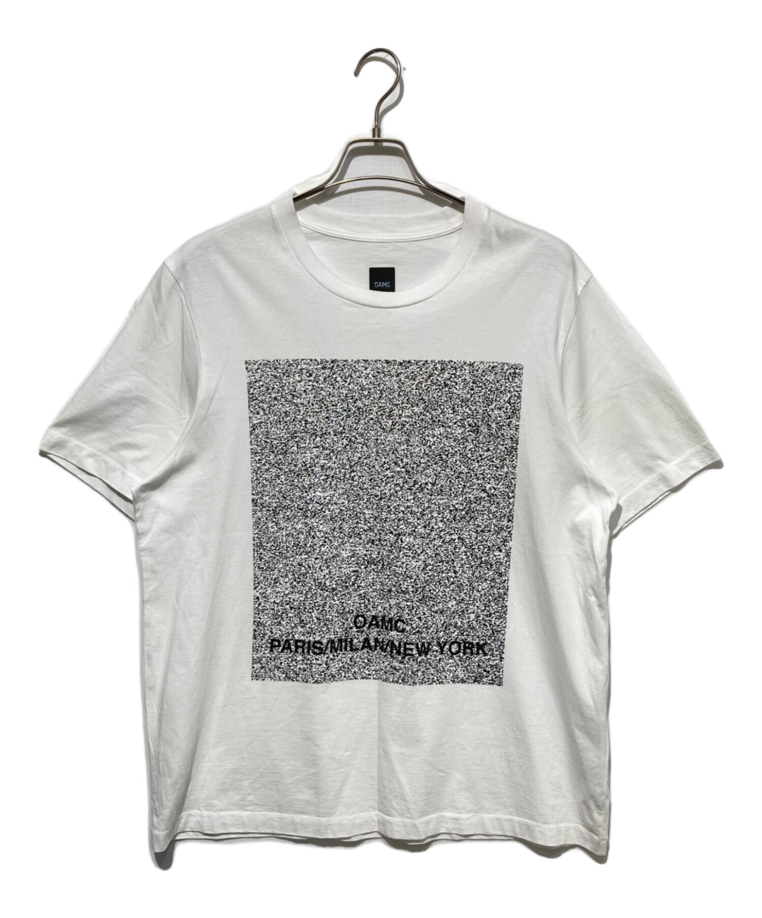 中古・古着通販】OAMC (オーエーエムシー) TV T-SHIRT JERSEY ホワイト 