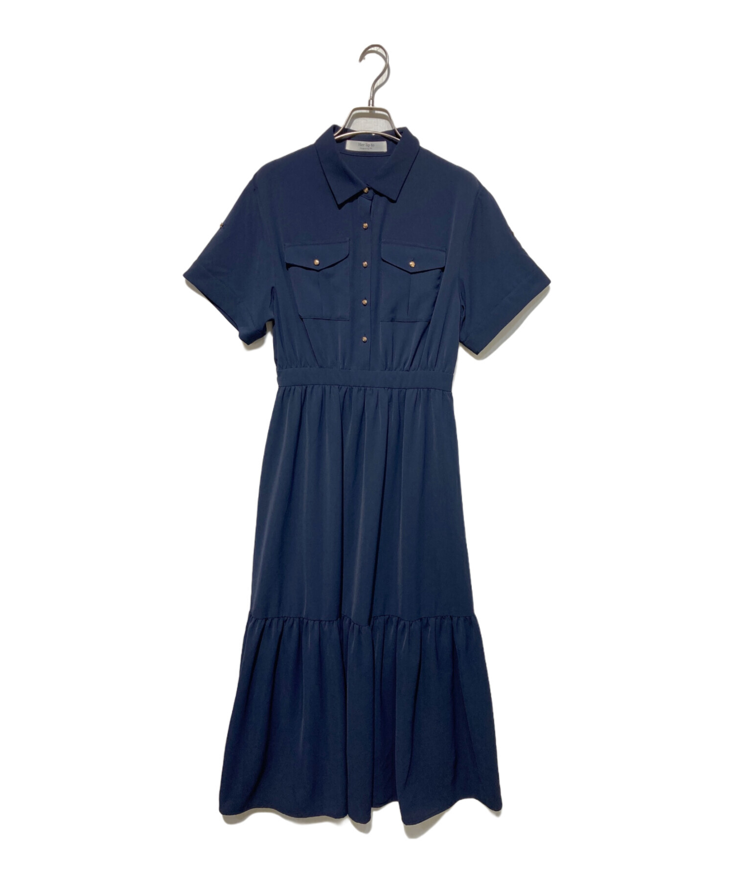 中古・古着通販】Her lip to (ハーリップトゥ) Noble Shirt Dress