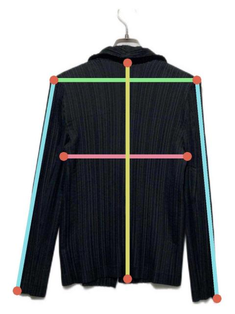 【匿名発送】issey miyake fete ジャケット プリーツ 中古・古着通販】ISSEY MIYAKE FETE (イッセイミヤケフェット) 総柄