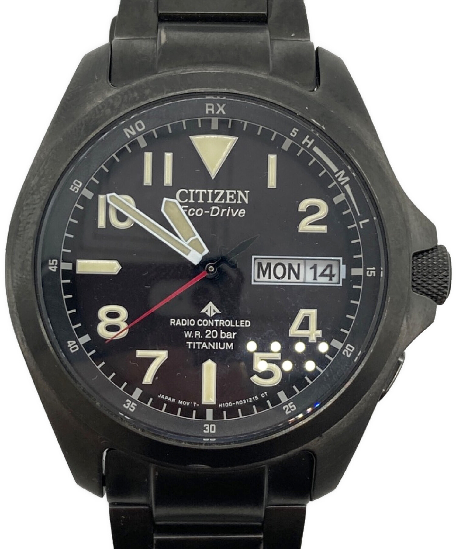 中古・古着通販】CITIZEN (シチズン) PROMASTER LAMD 腕時計 ブラック 