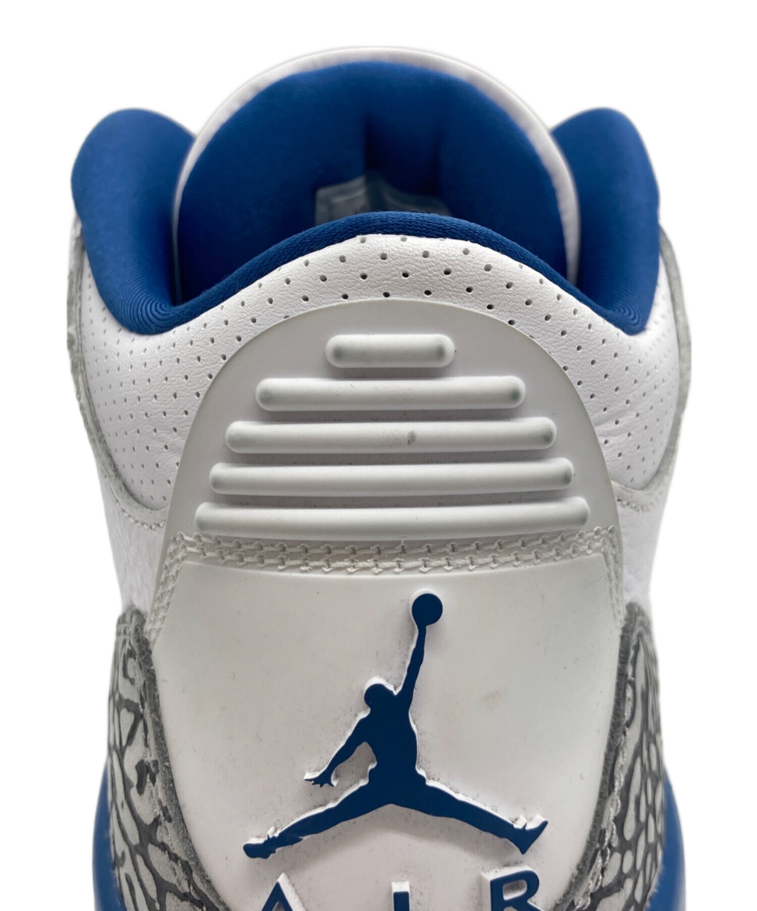 中古・古着通販】NIKE (ナイキ) Air Jordan 3 Retro ホワイト×ブルー 