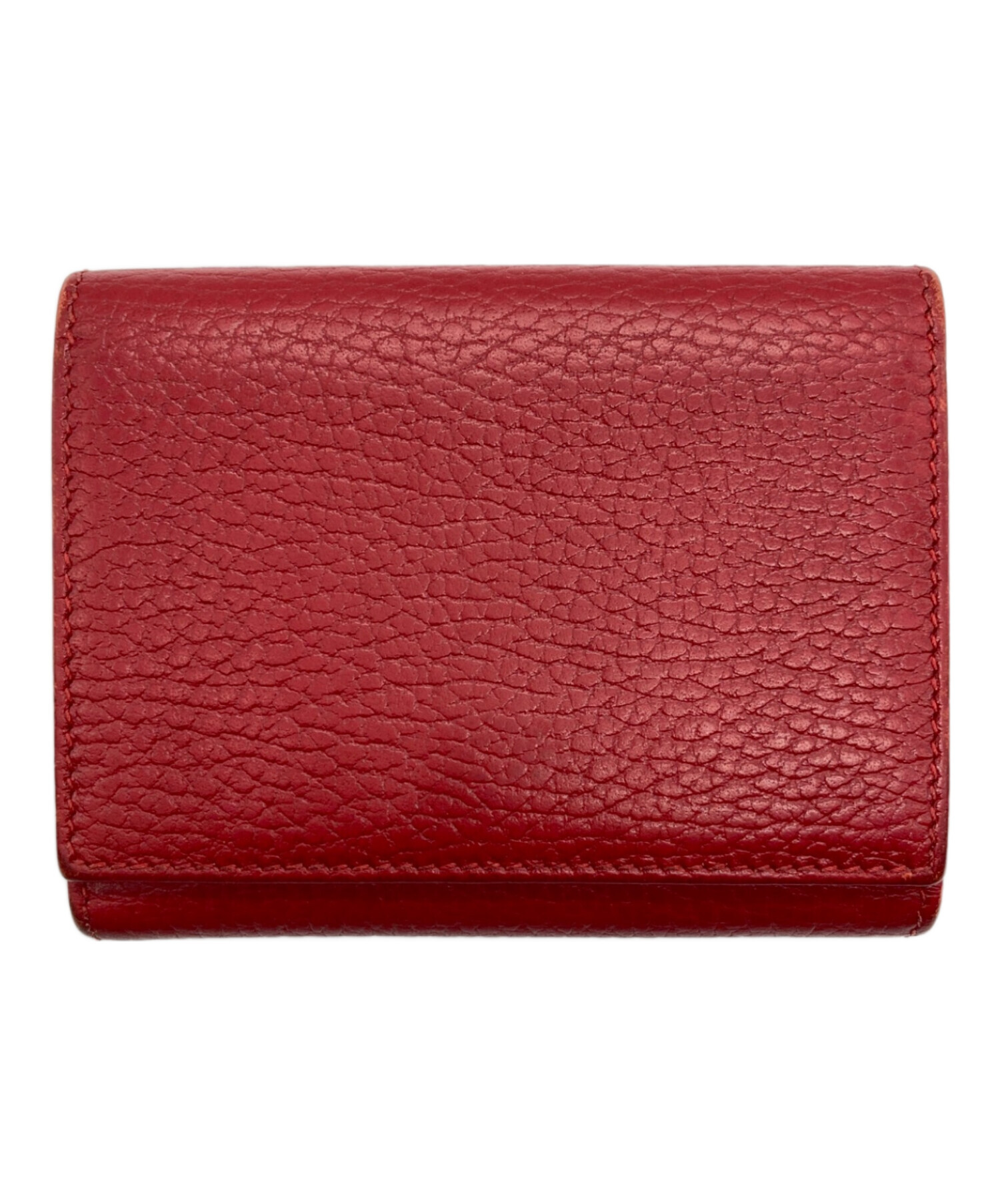 中古・古着通販】GUCCI (グッチ) 3つ折り財布 レッド|ブランド・古着 中古・古着通販】GUCCI (グッチ) 3つ折り財布 レッド|ブランド・古着