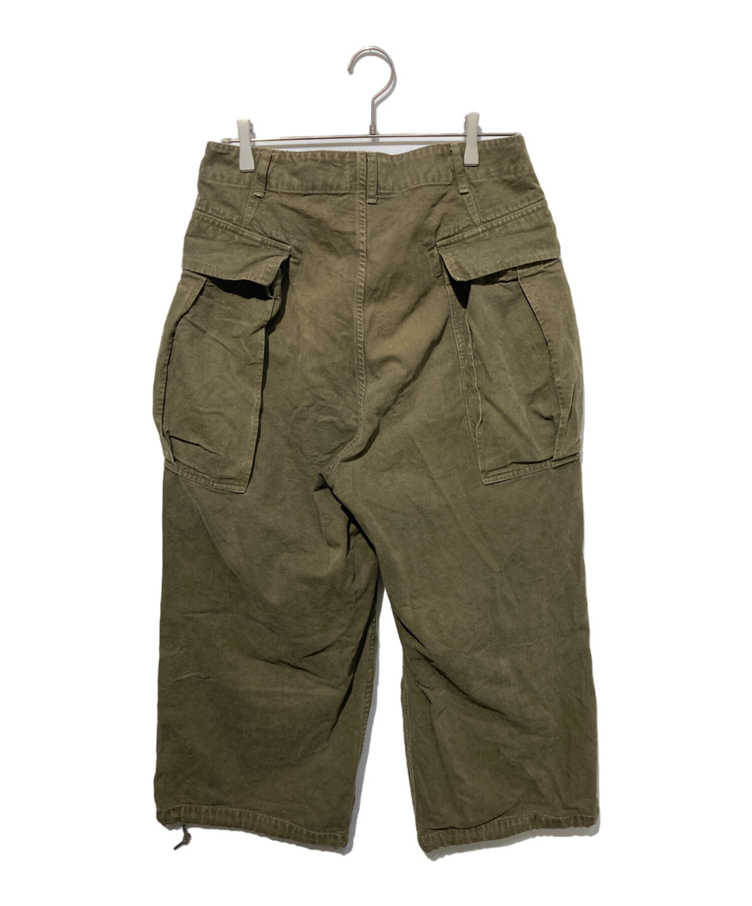 中古・古着通販】HERILL (ヘリル) Duck Cargo Pants カーキ サイズ:1