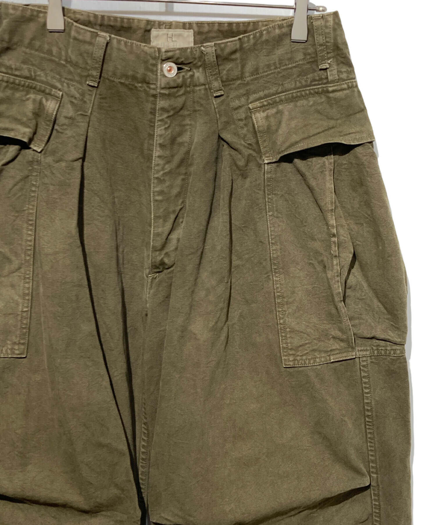 中古・古着通販】HERILL (ヘリル) Duck Cargo Pants カーキ サイズ:1