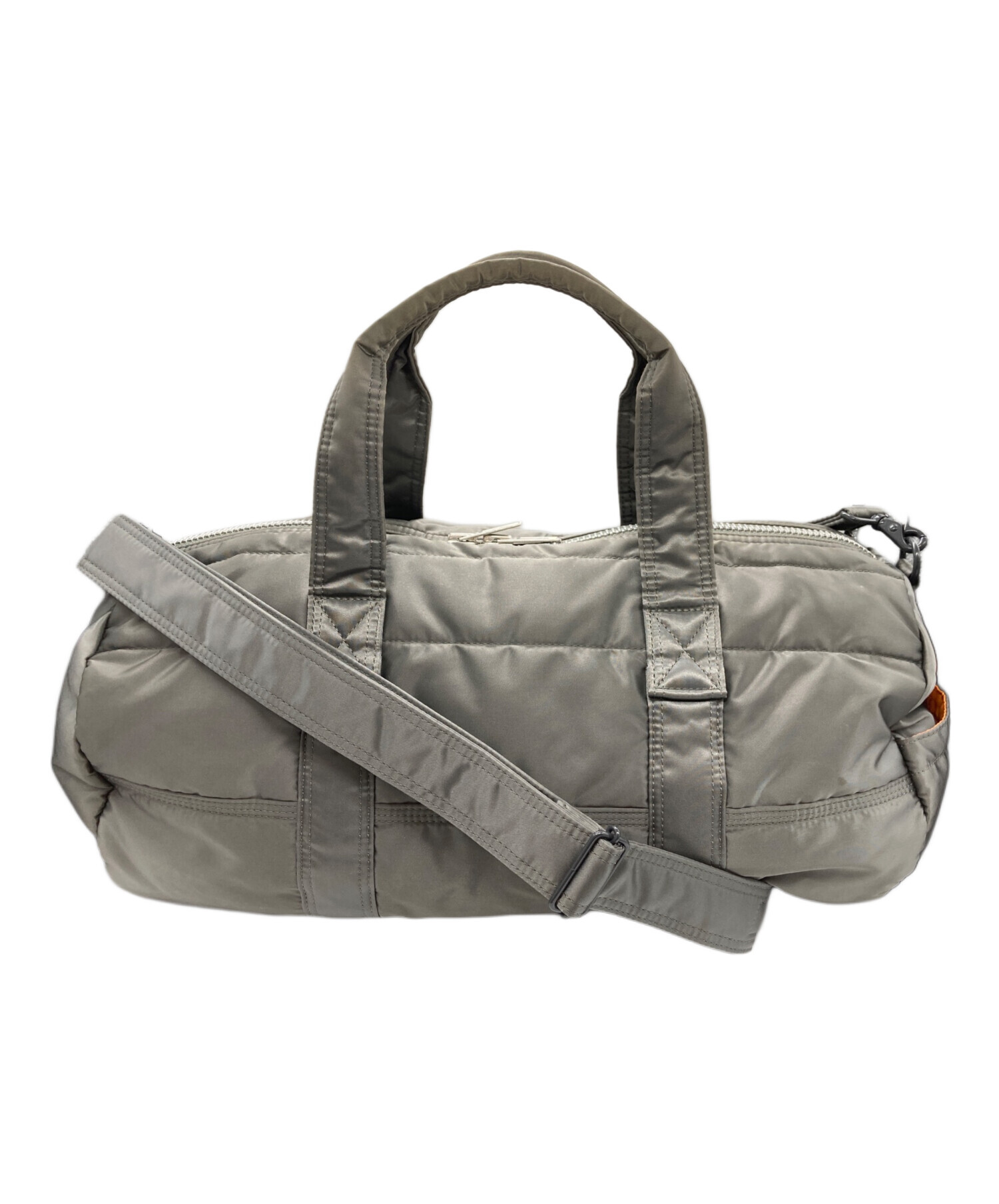 希少色　PORTER　タンカー　2way　ボストンバッグ　S　グレー 中古・古着通販】PORTER (ポーター) 2WAY BOSTON BAG(S) シルバー