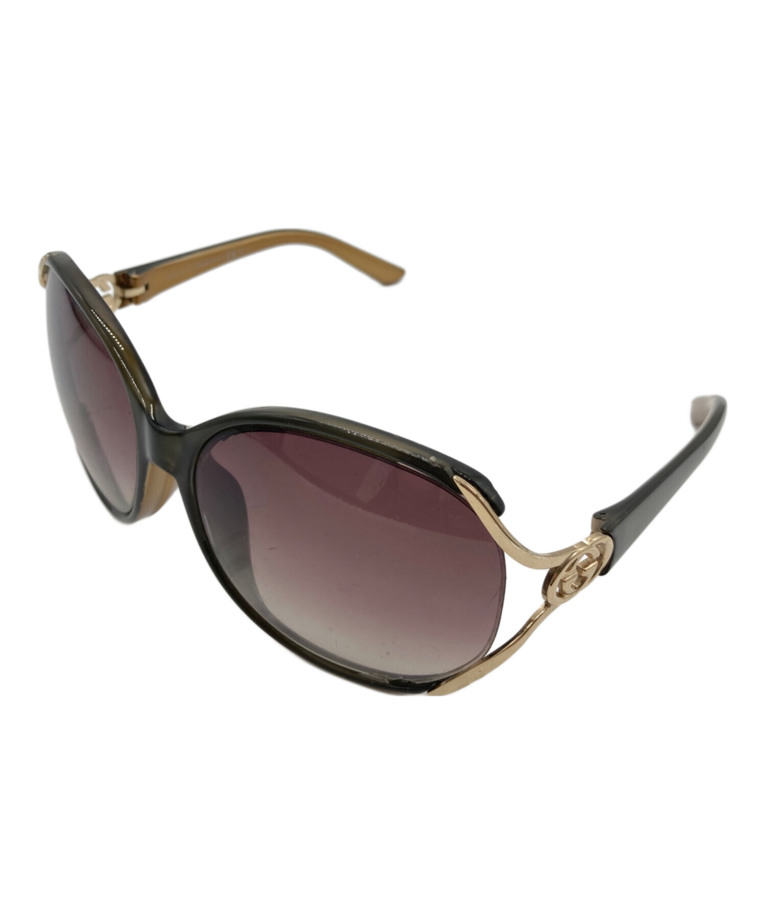 中古・古着通販】GUCCI (グッチ) サングラス ゴールドカラー