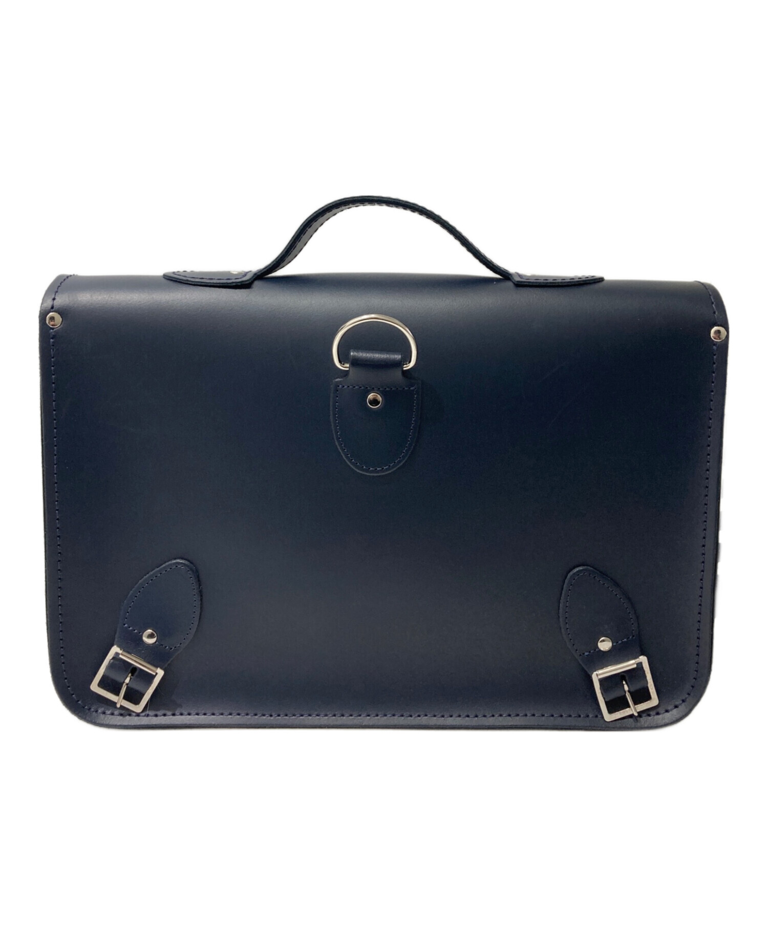 中古・古着通販】zatchels (ザッチェルズ) サッチェルバッグ ネイビー 