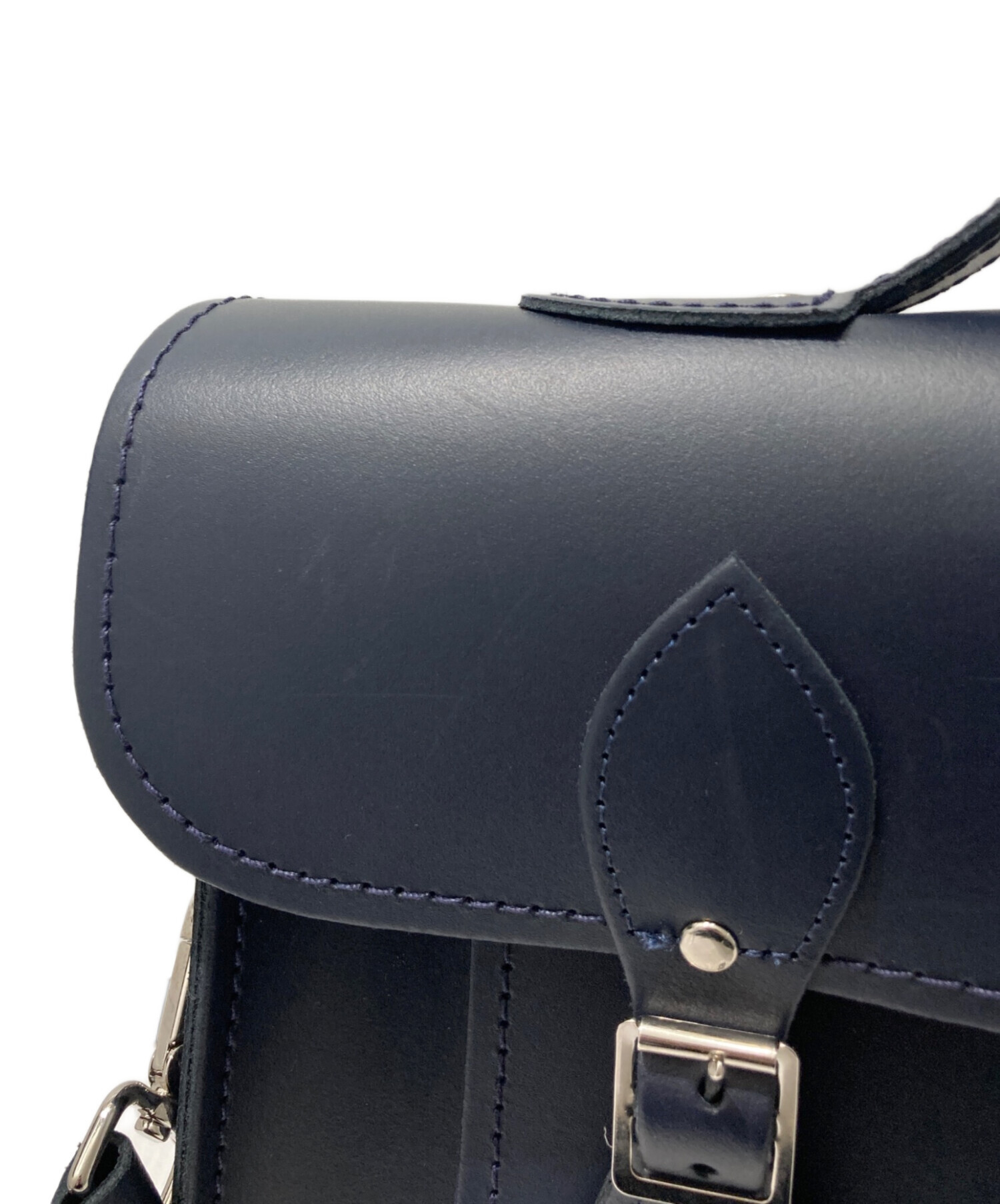 中古・古着通販】zatchels (ザッチェルズ) サッチェルバッグ ネイビー
