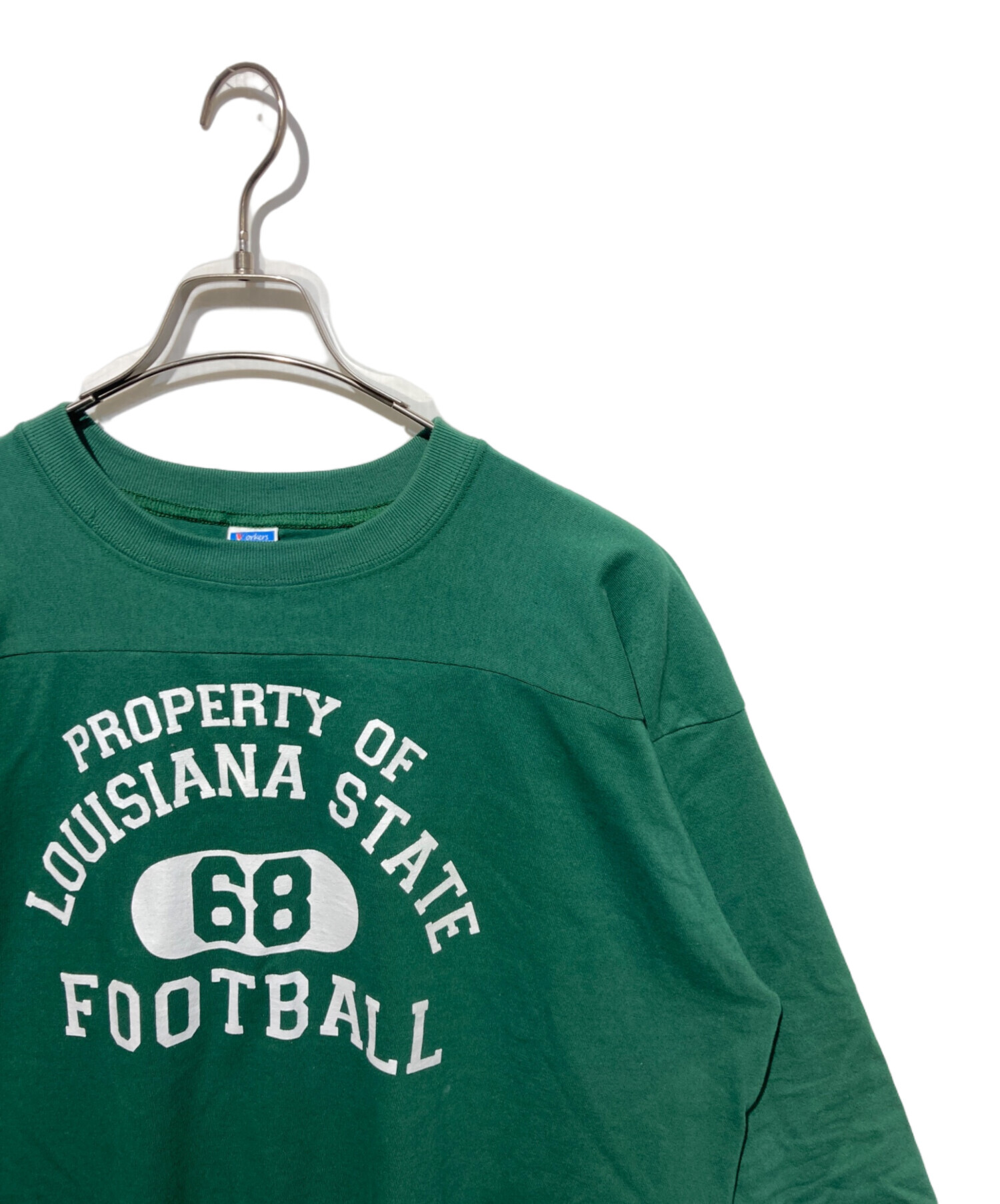 中古・古着通販】WORKERS (ワーカーズ) Football T, LOUISIANA