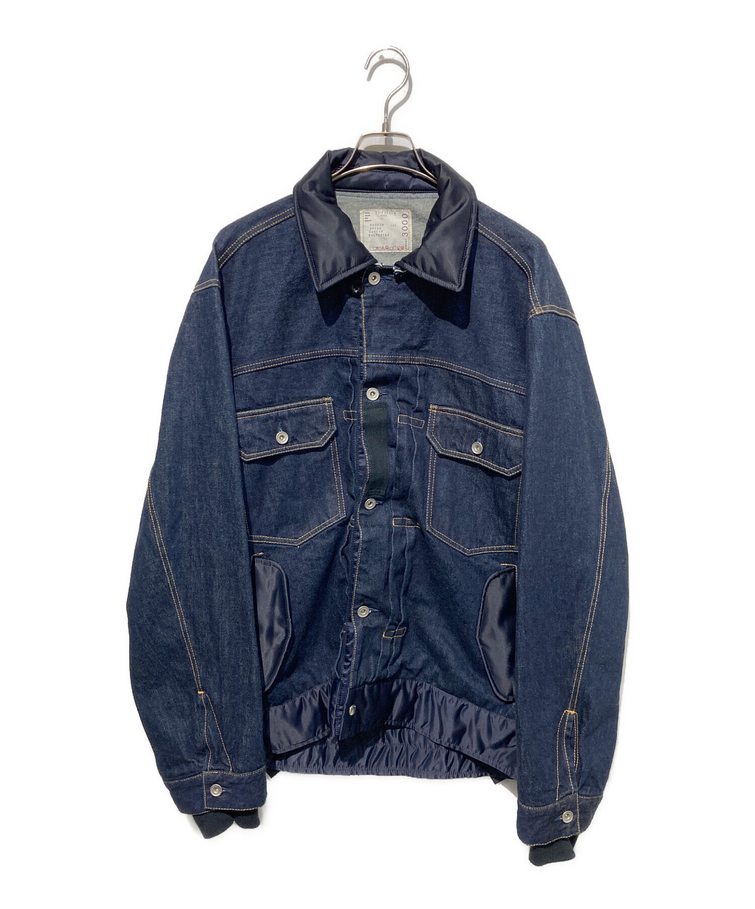 sacai ドッキングジャケット sacai - 『sacai』サカイ (2) テーラード ドッキング デニムジャケット