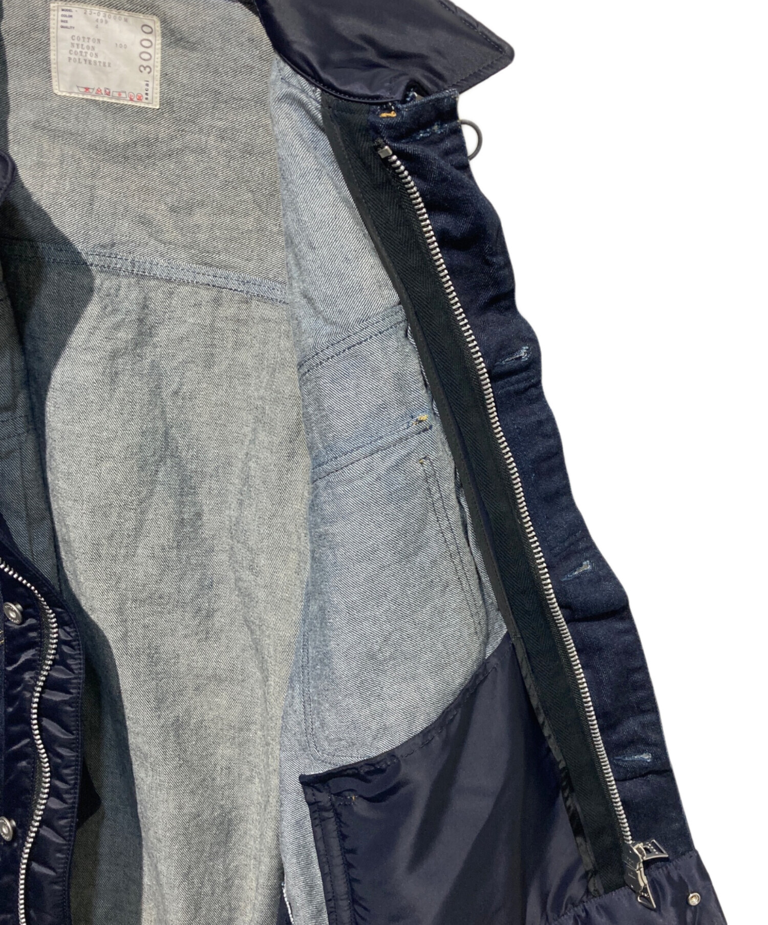 中古・古着通販】sacai (サカイ) DENIM X NYLON TWILL BLOUSON