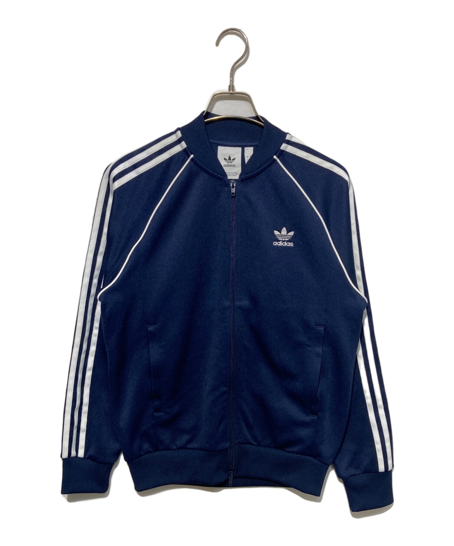 新品未使用 adidas レトロブルゾン(ネイビー) XS トラックジャケット 中古・古着通販】adidas (アディダス) トラックジャケット ネイビー