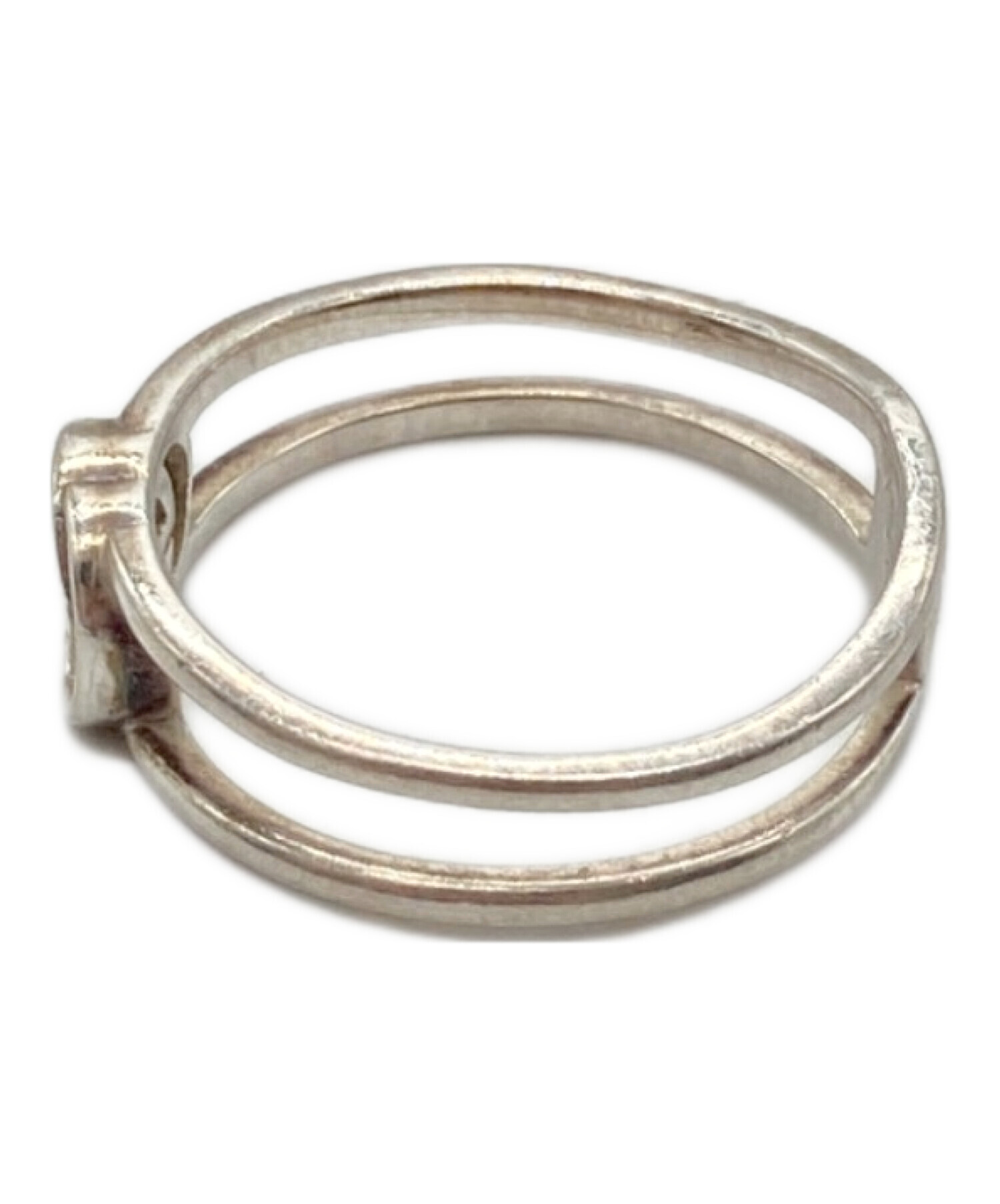 中古・古着通販】GUCCI (グッチ) インターロッキングGリング シルバー