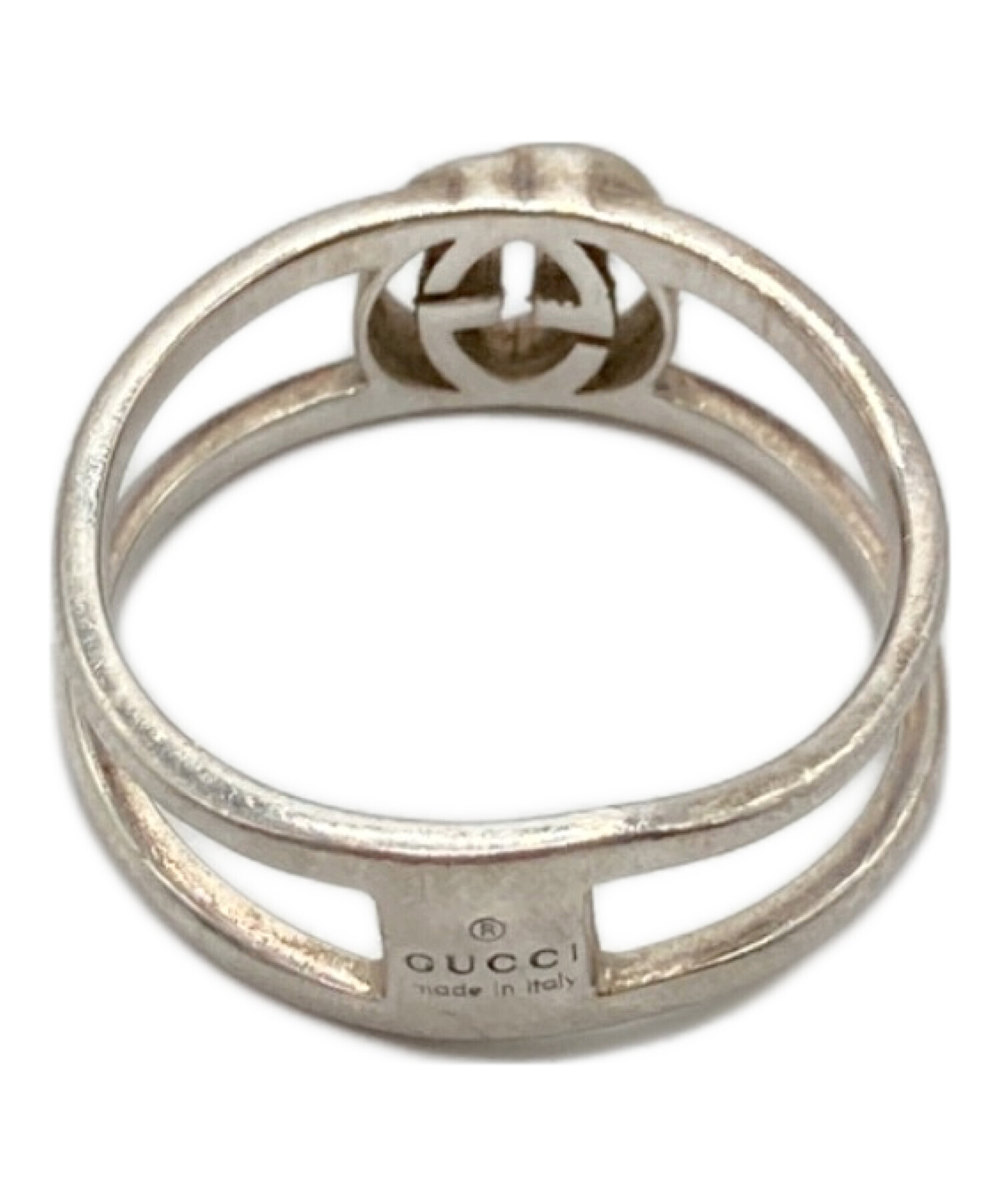 中古・古着通販】GUCCI (グッチ) インターロッキングGリング シルバー 