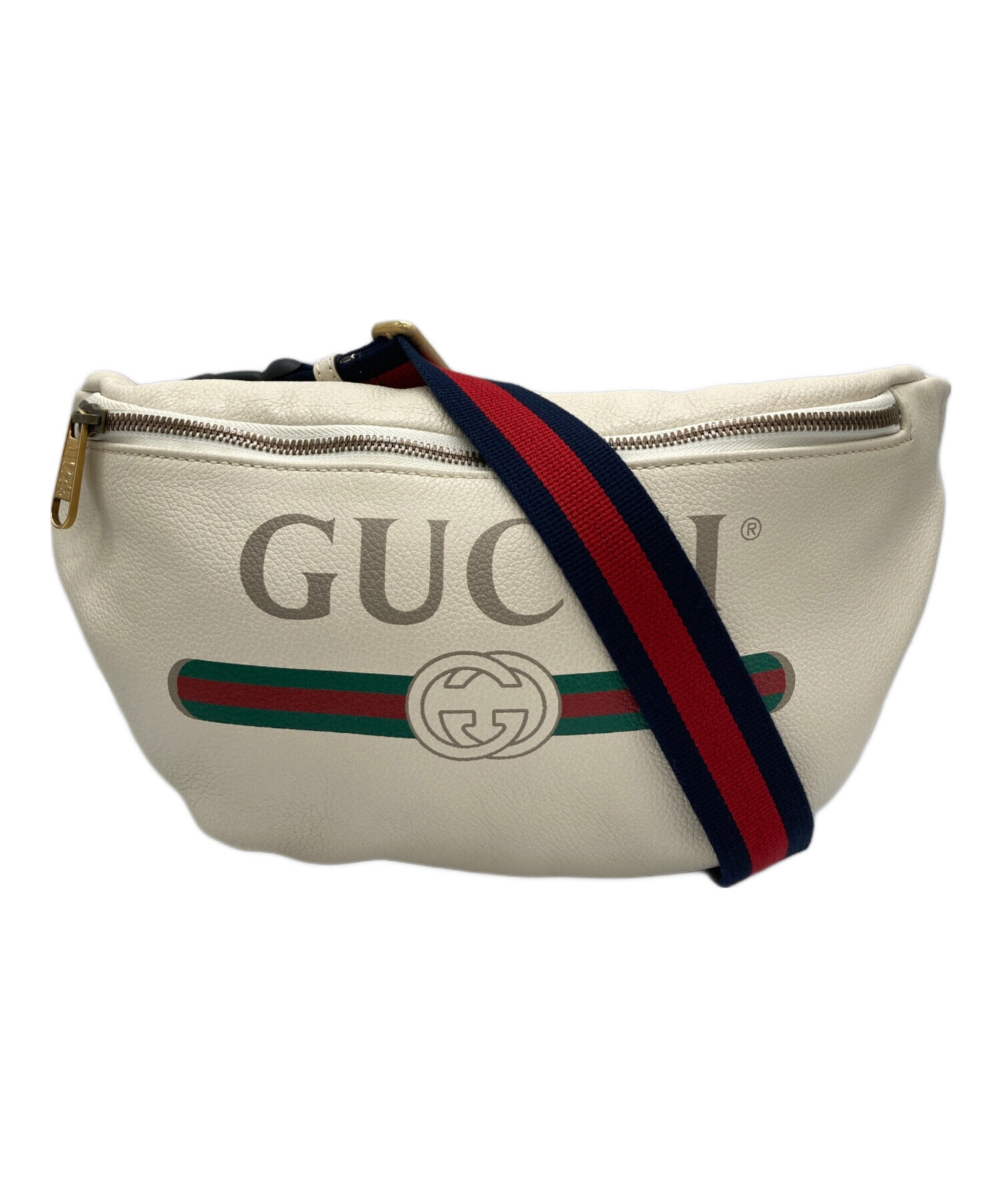 中古・古着通販】GUCCI (グッチ) グッチ プリントベルトバッグ