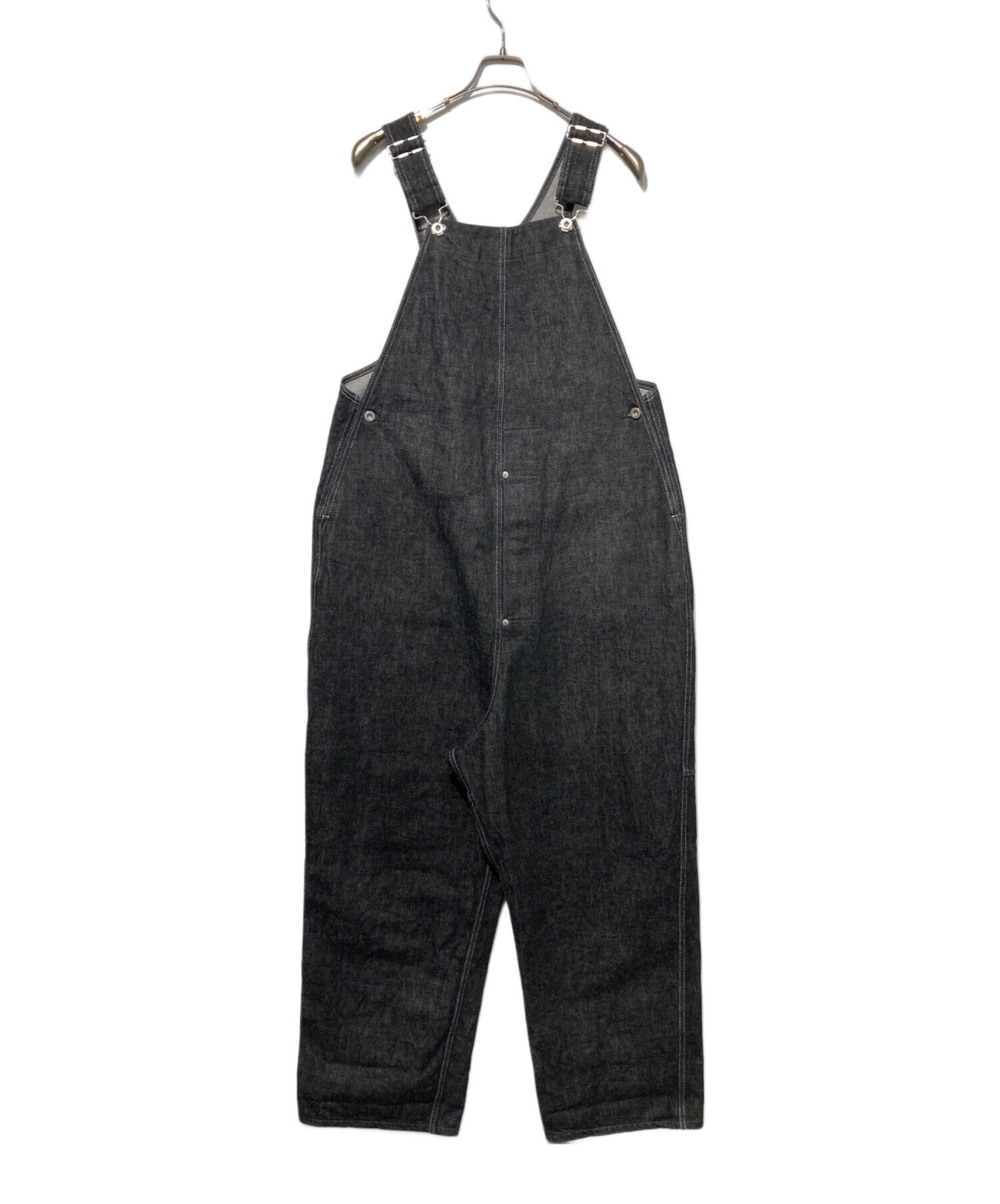 TUKI オーバーオール サイズ４ 中古・古着通販】TUKI (ツキ) TYPE2 BLACK DENIM ノンウォッシュデニム
