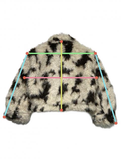 中古・古着通販】THE TOE (ザ・トゥー) Breite Shaggy Jacket ホワイト