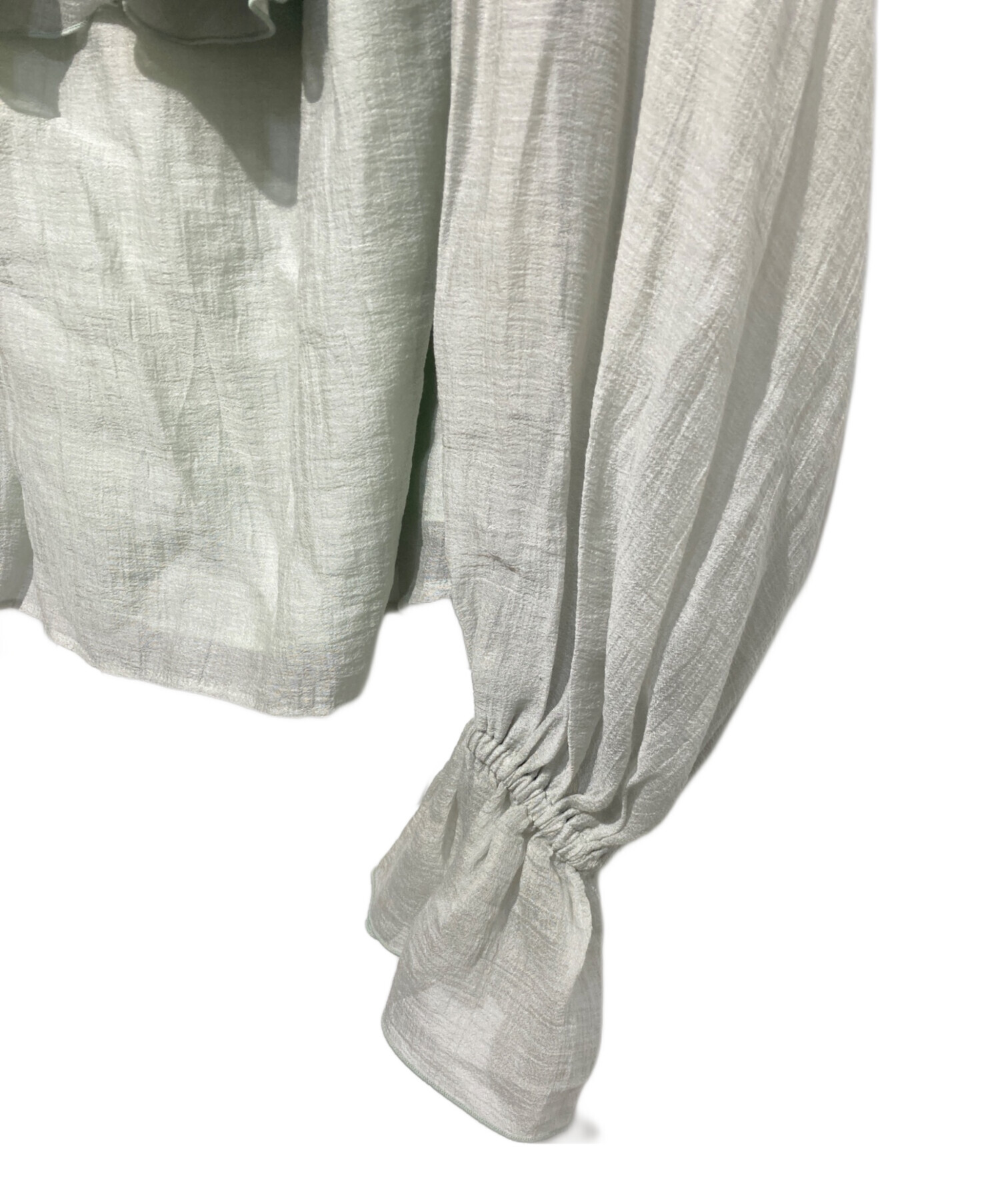 中古・古着通販】sheller (シェリエ) 2way ruffle flill blouse