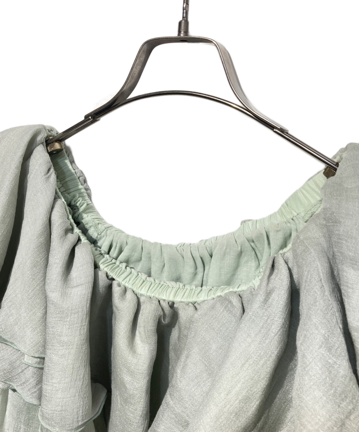 中古・古着通販】sheller (シェリエ) 2way ruffle flill blouse 