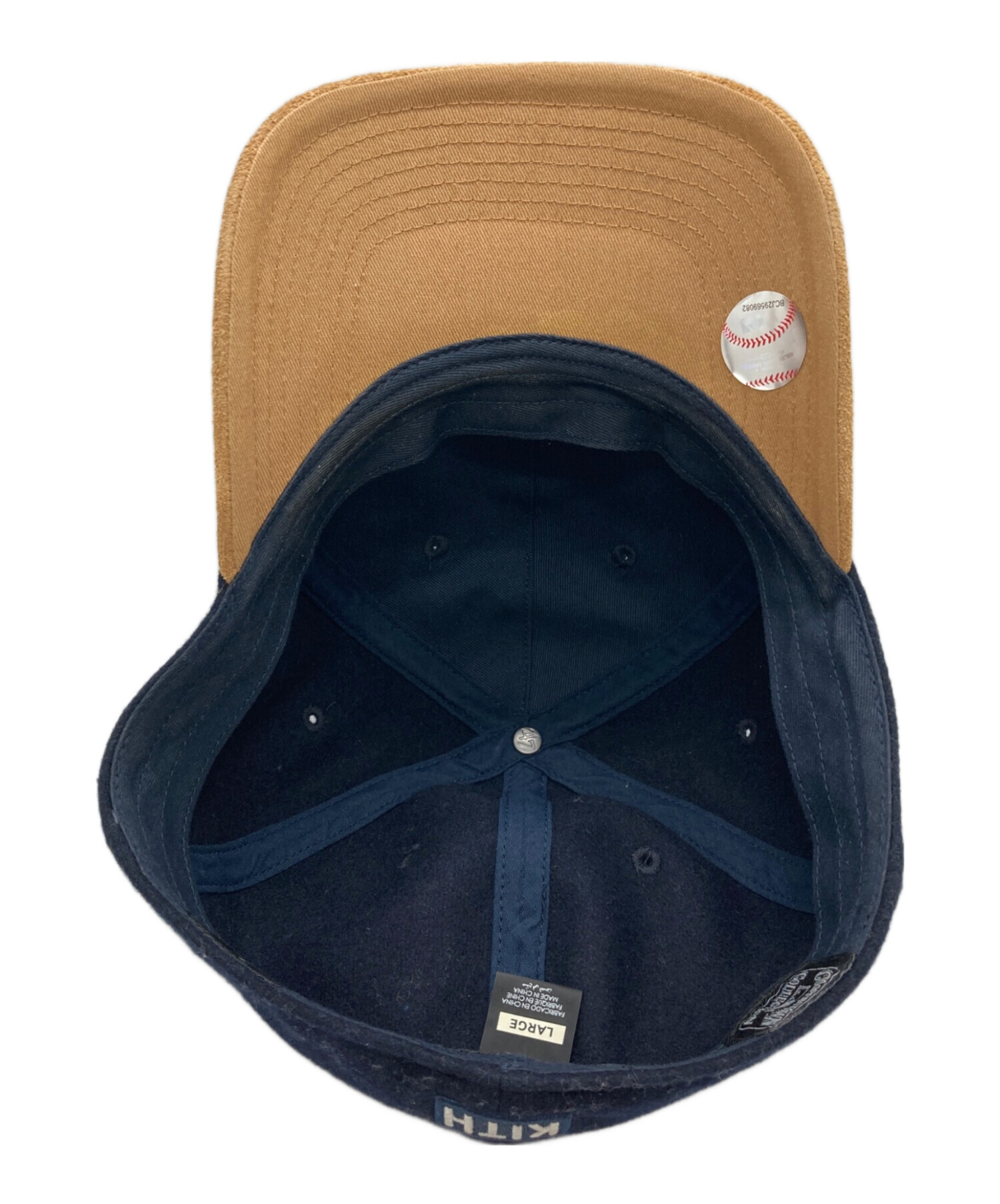 中古・古着通販】KITH (キス) キャップ ネイビー サイズ:L｜ブランド 