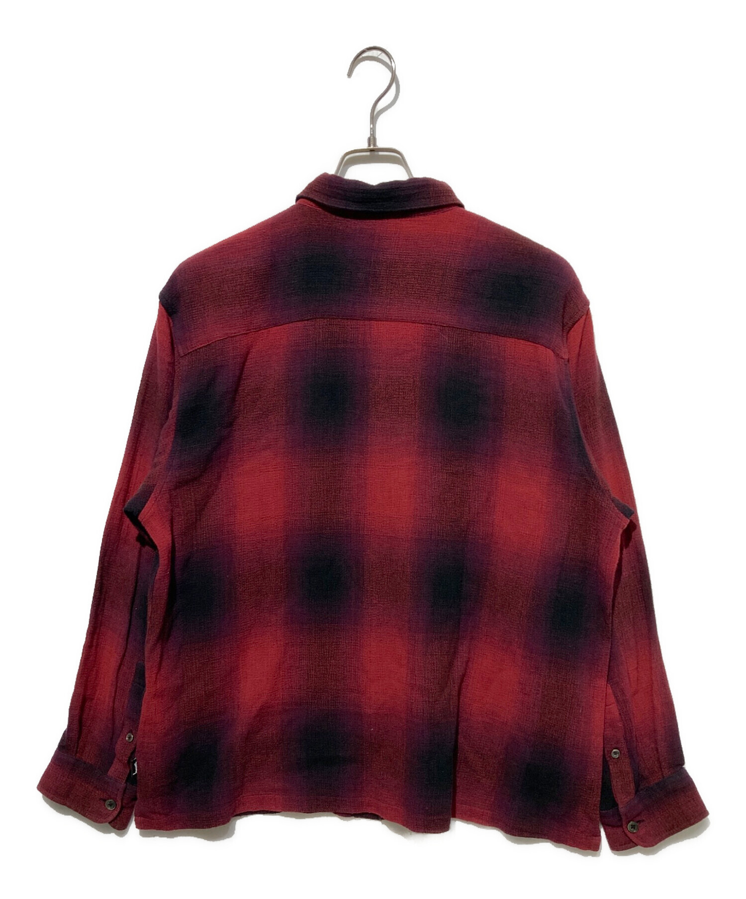 中古・古着通販】stussy (ステューシー) LOOSE WEAVE PLAID SHIRT