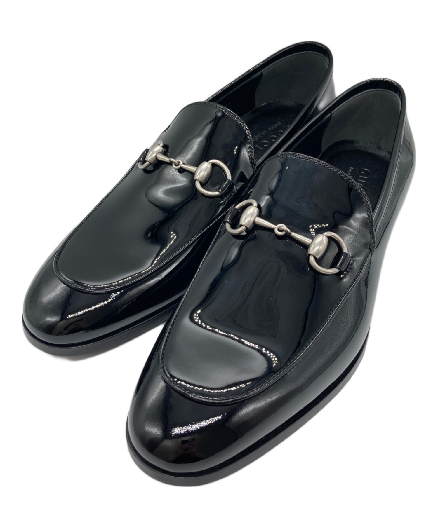 GUCCI ホースビットローファー ブラック 7 1/2 中古・古着通販】GUCCI (グッチ) ホースビットローファー ブラック