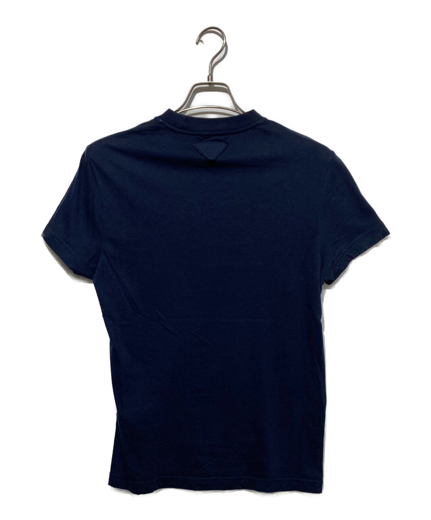 中古・古着通販】PRADA (プラダ) クルーネックTシャツ ネイビー サイズ