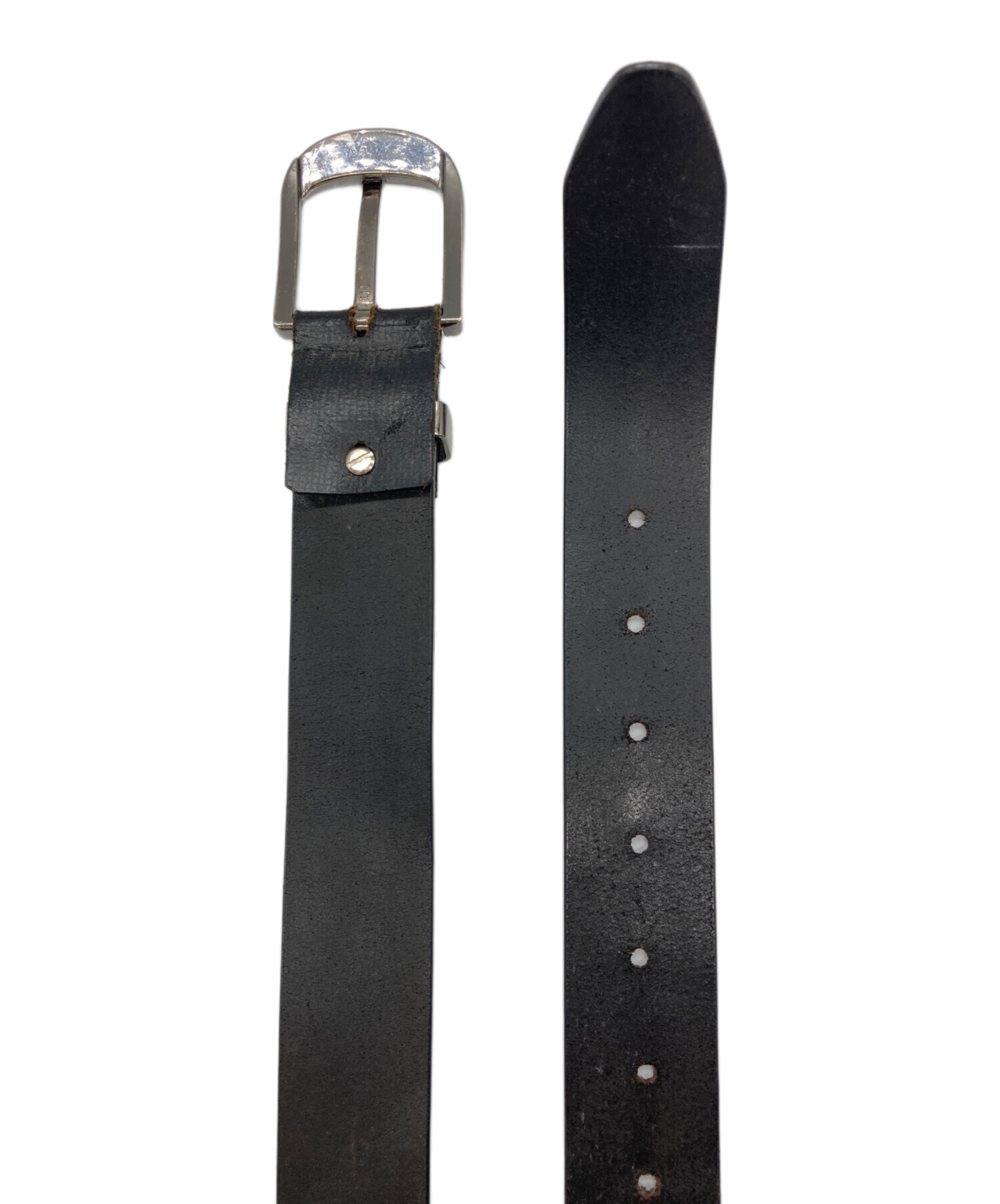 中古・古着通販】GUCCI (グッチ) レザーベルト ブラック｜ブランド