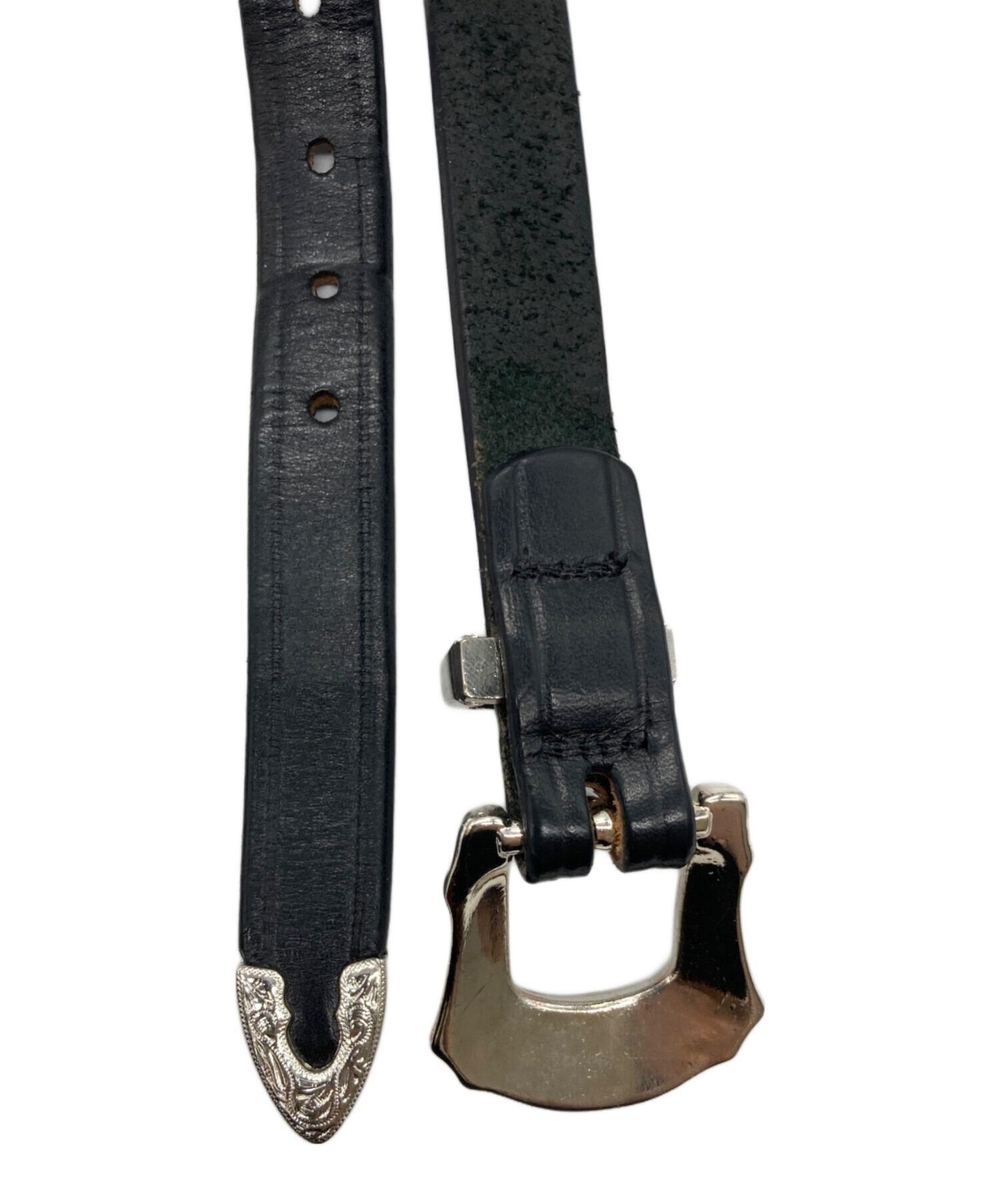 中古・古着通販】TORY LEATHER (トリーレザー) ベルト ブラック サイズ