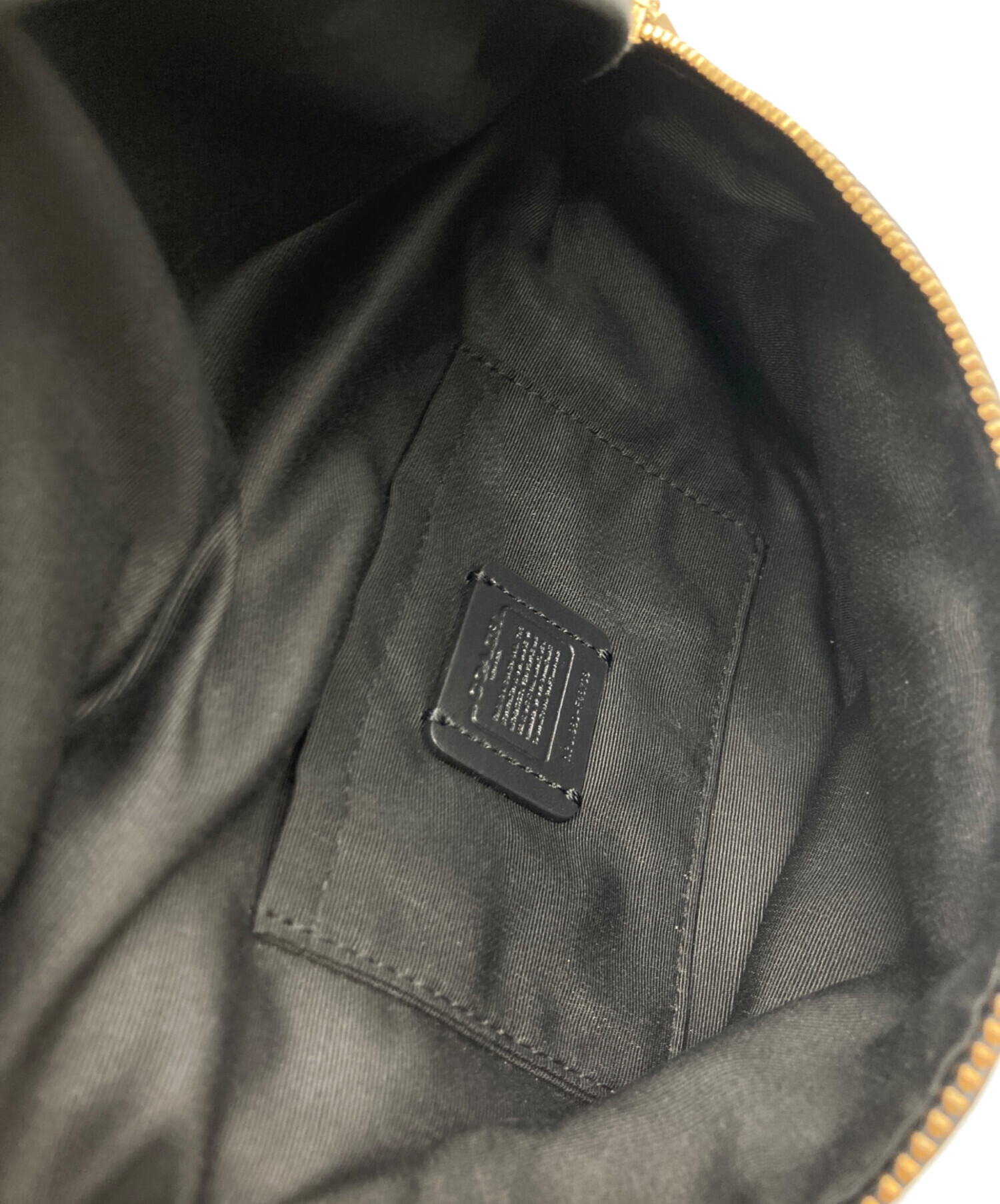 中古・古着通販】COACH (コーチ) ボディバッグ ブラック｜ブランド