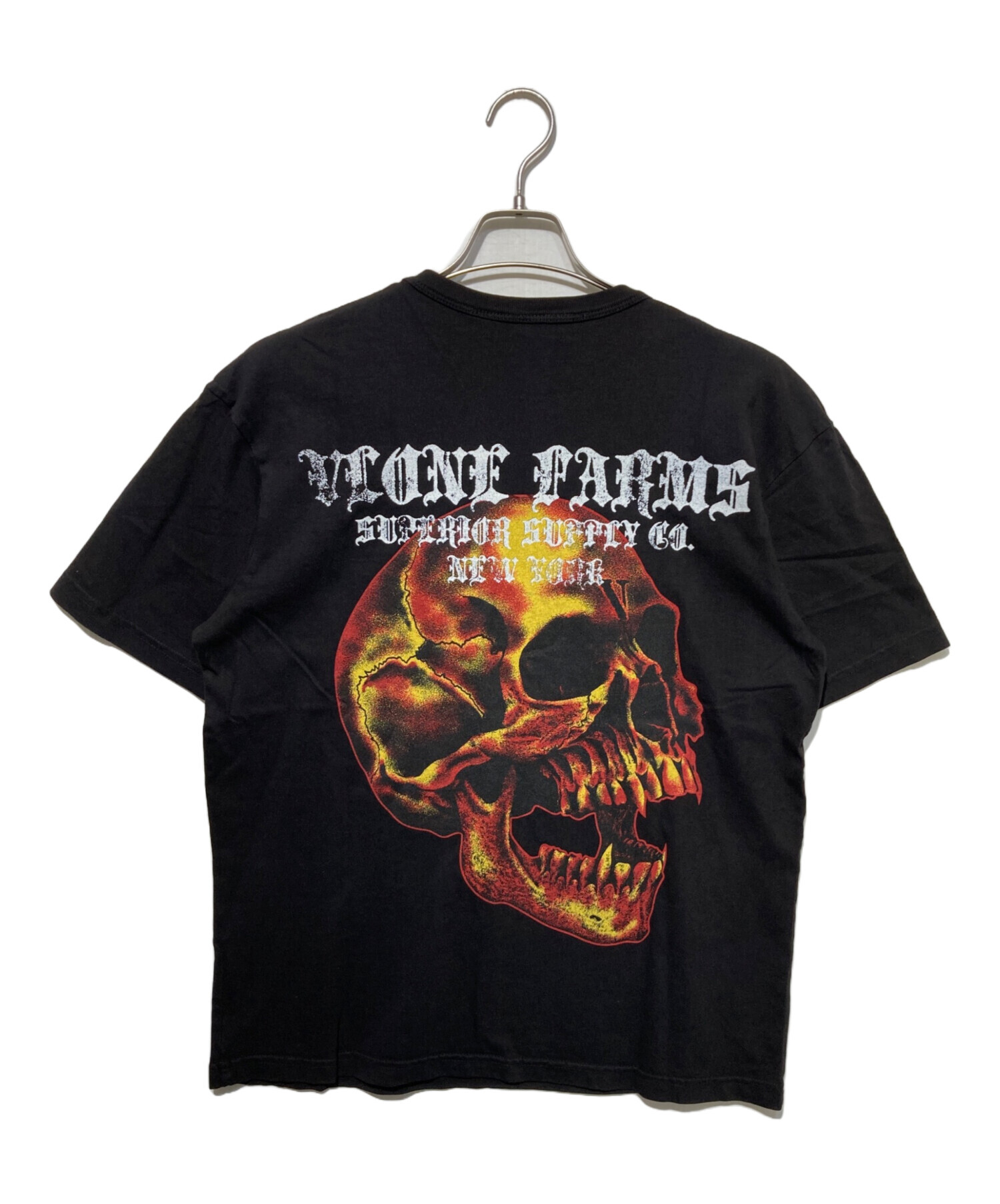 中古・古着通販】VLONE (ヴィーロン) Demon Fire T-Shirt ブラック 