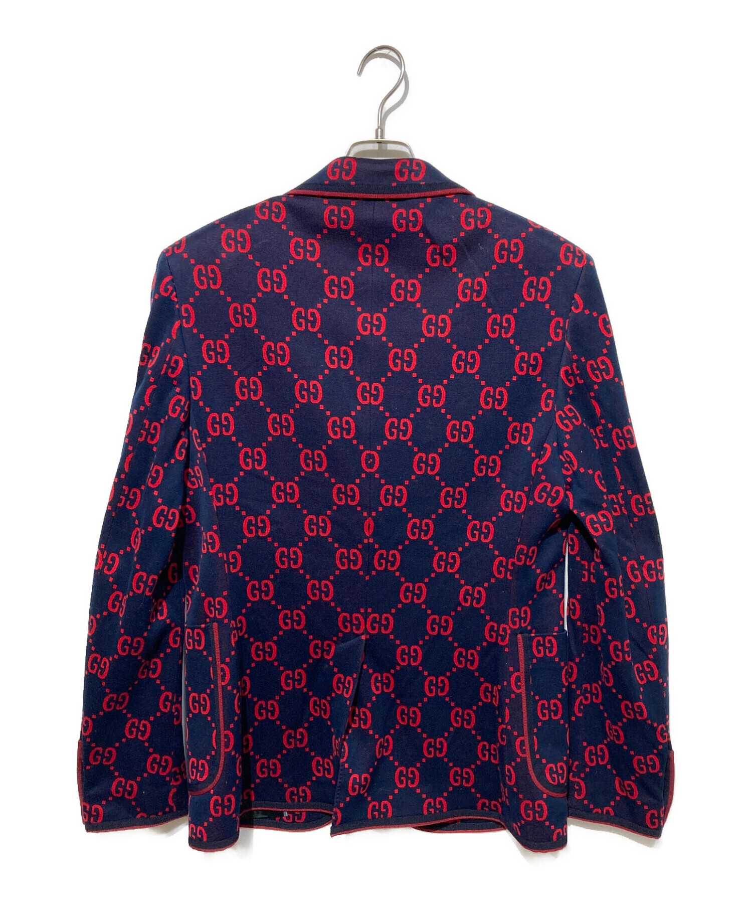 中古・古着通販】GUCCI (グッチ) 20SS GG Logo Tailored Collar Jacket 