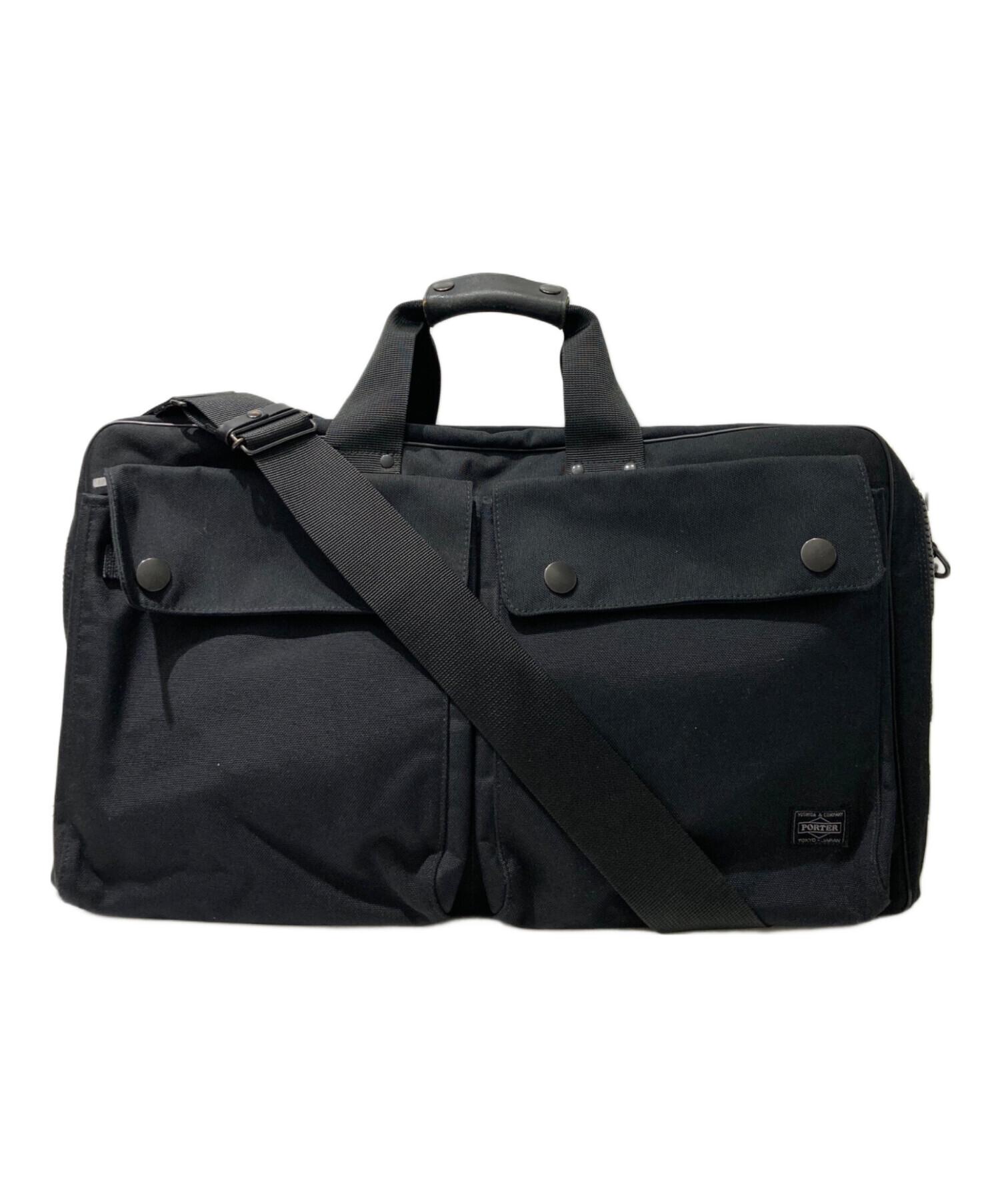 PORTER ポーター　アングル　ダッフルバッグ　2way ブラック　レア　希少 中古・古着通販】PORTER (ポーター) アングルダッフルバッグ ブラック
