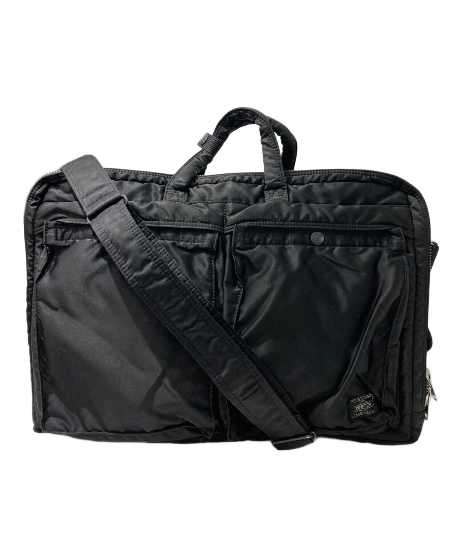 中古・古着通販】PORTER (ポーター) 3WAYブリーフケース ブラック