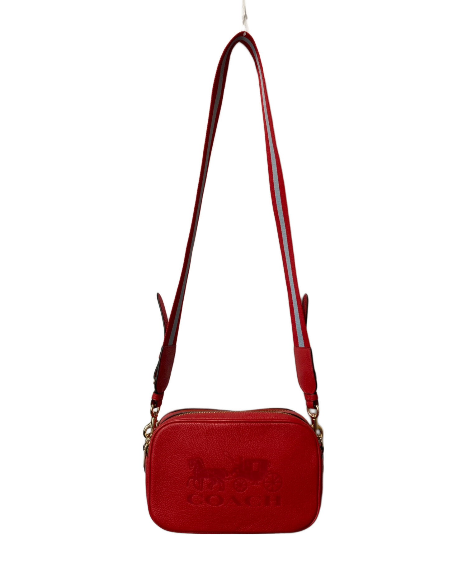中古・古着通販】COACH (コーチ) ショルダーバッグ レッド｜ブランド 