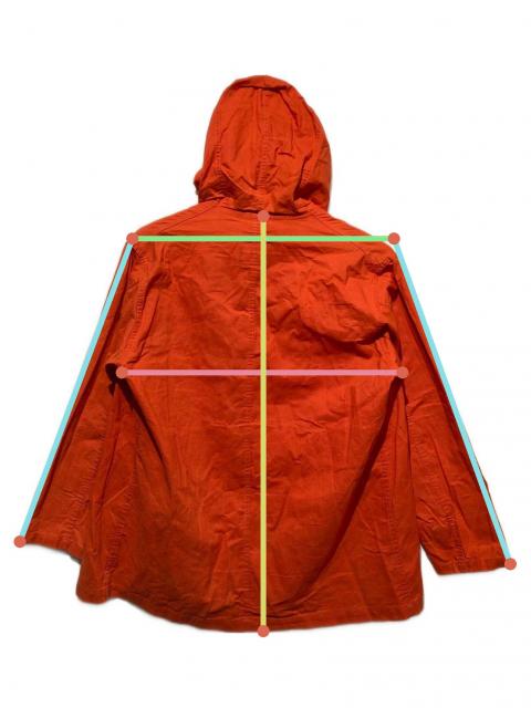 NIGEL CABOURN/オレンジ ナイロンジャケット 中古・古着通販】NIGEL CABOURN (ナイジェルケーボン) OVER DECK HOODY