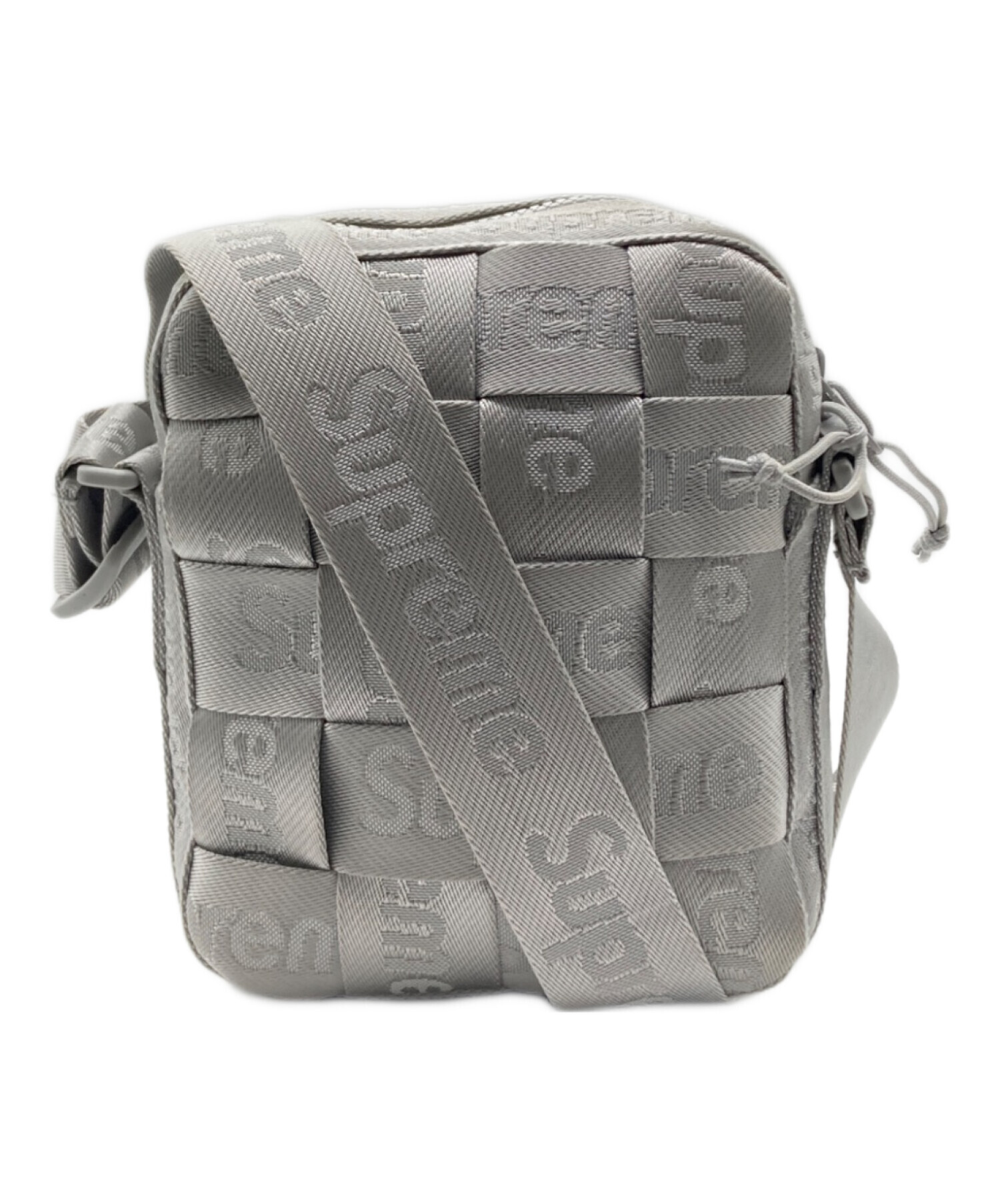 中古・古着通販】SUPREME (シュプリーム) WOVEN SHOULDER BAG シルバー 