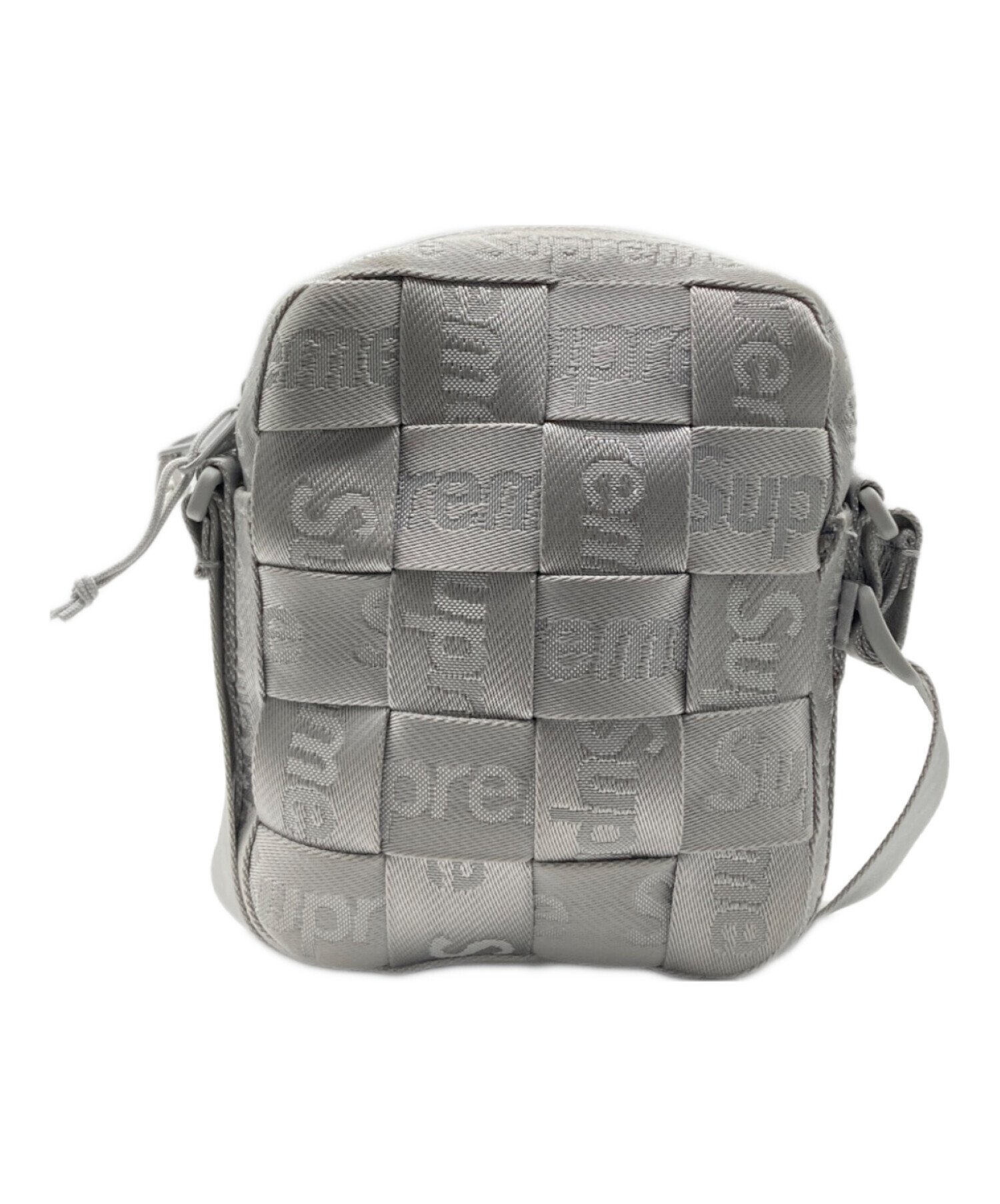 中古・古着通販】SUPREME (シュプリーム) WOVEN SHOULDER BAG シルバー
