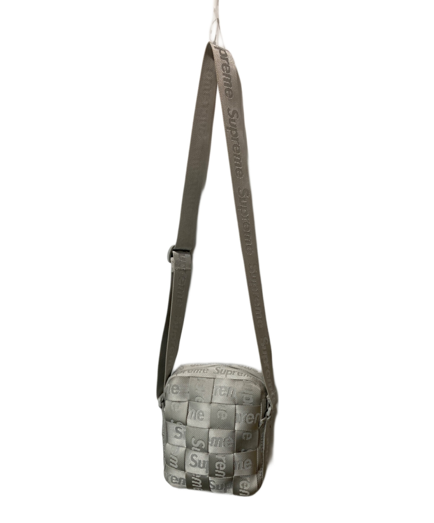 中古・古着通販】SUPREME (シュプリーム) WOVEN SHOULDER BAG シルバー 
