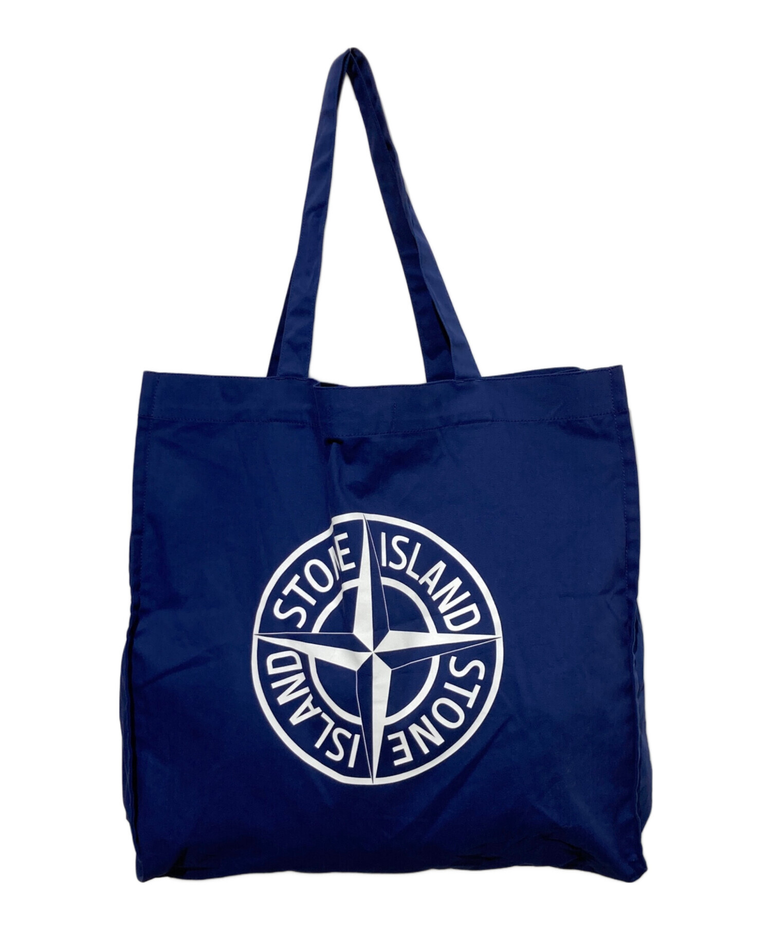 中古・古着通販】STONE ISLAND (ストーンアイランド) ロゴ刺繍トート 中古・古着通販】STONE ISLAND (ストーンアイランド) ロゴ刺繍トート