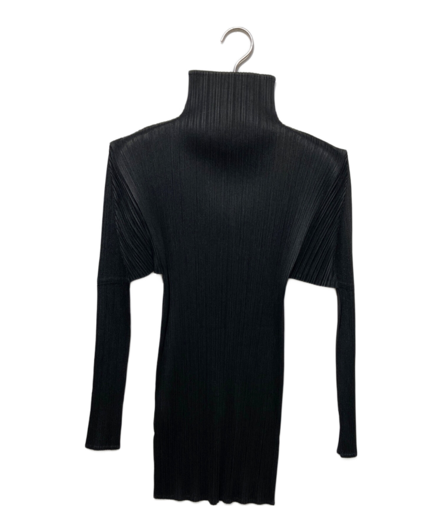 PLEATS PLEASE プリーツ 黒 長袖ハイネックカットソー ブラック 未使用