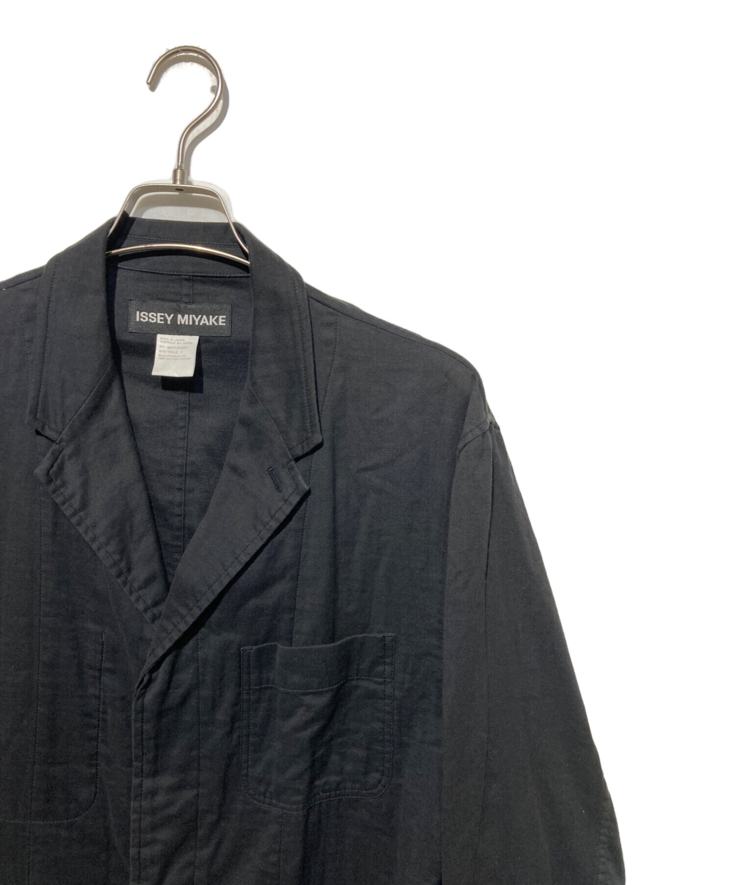 ヴィンテージISSEY MIYAKE ジャケット サイズ3 イッセイミヤケISSEY MIYAKE 132 5. ポリ箔プリント折り紙デザイン ジャケット・アウター