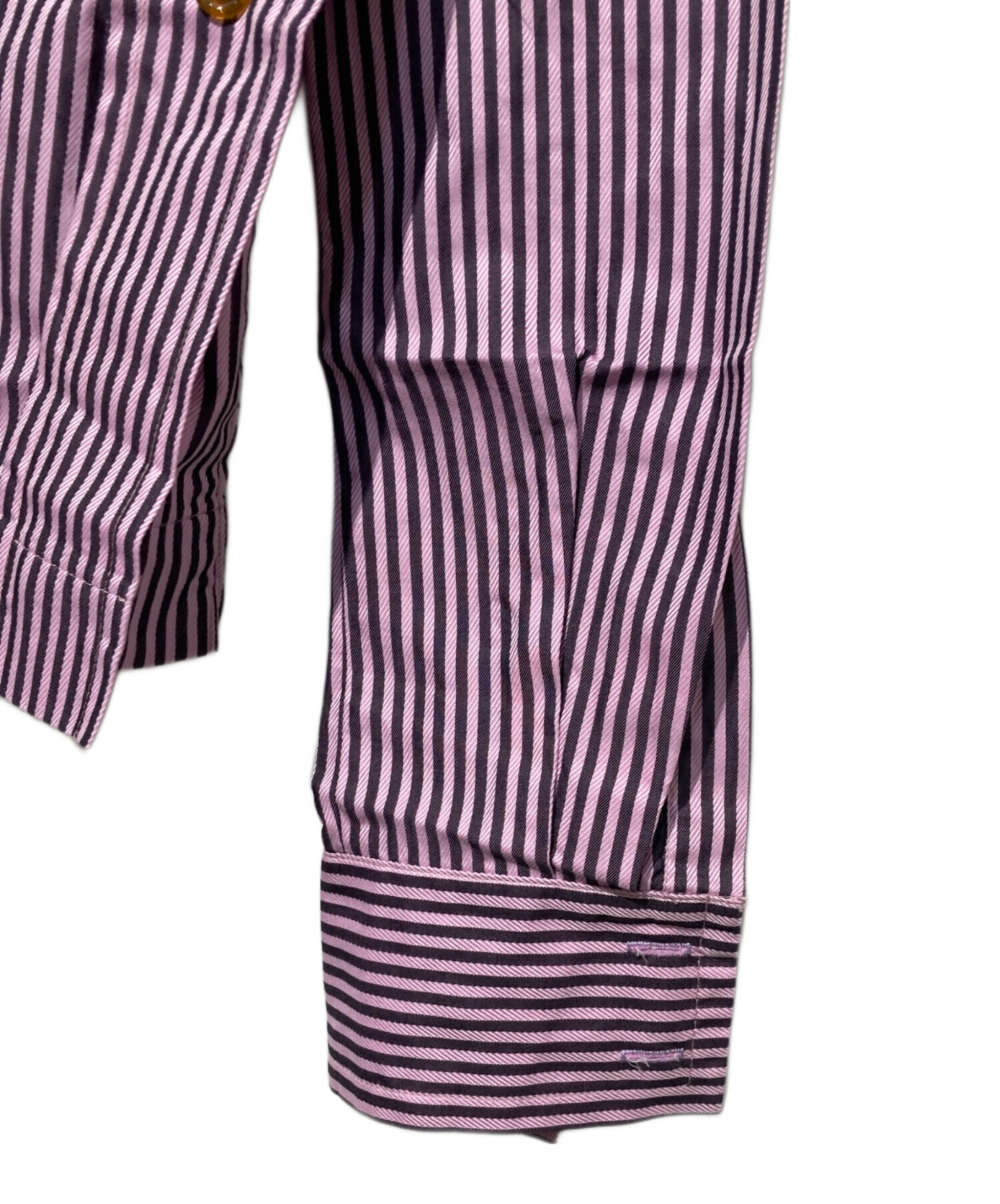 vivienne westwood【美品】アシンメトリーストライプシャツ 中古・古着通販】Vivienne Westwood man (ヴィヴィアン ウェストウッド