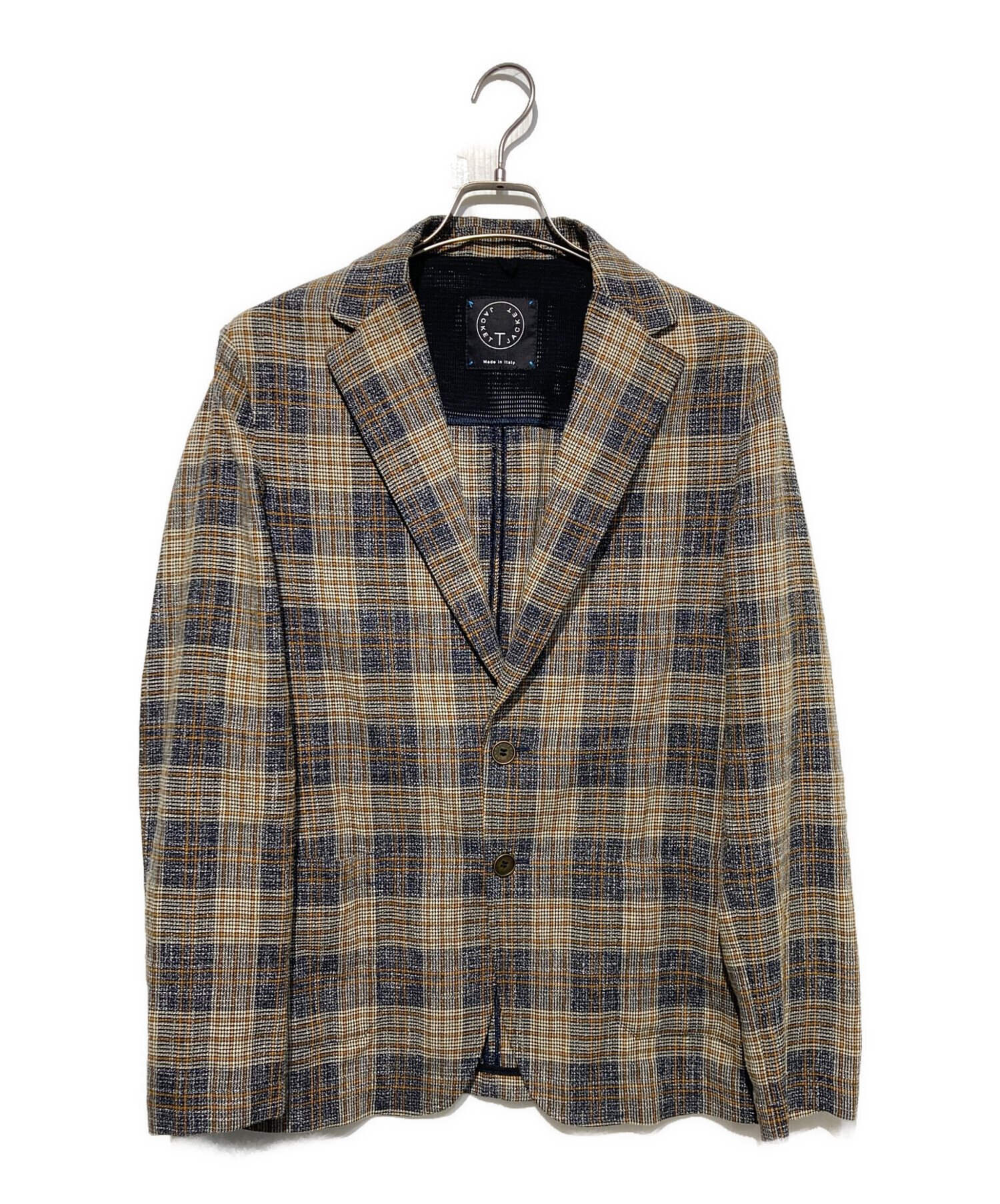 【美品】ティージャケット TONELLO テーラードジャケット コットン XL 中古・古着通販】T-JACKET By TONELLO (ティージャケット バイ